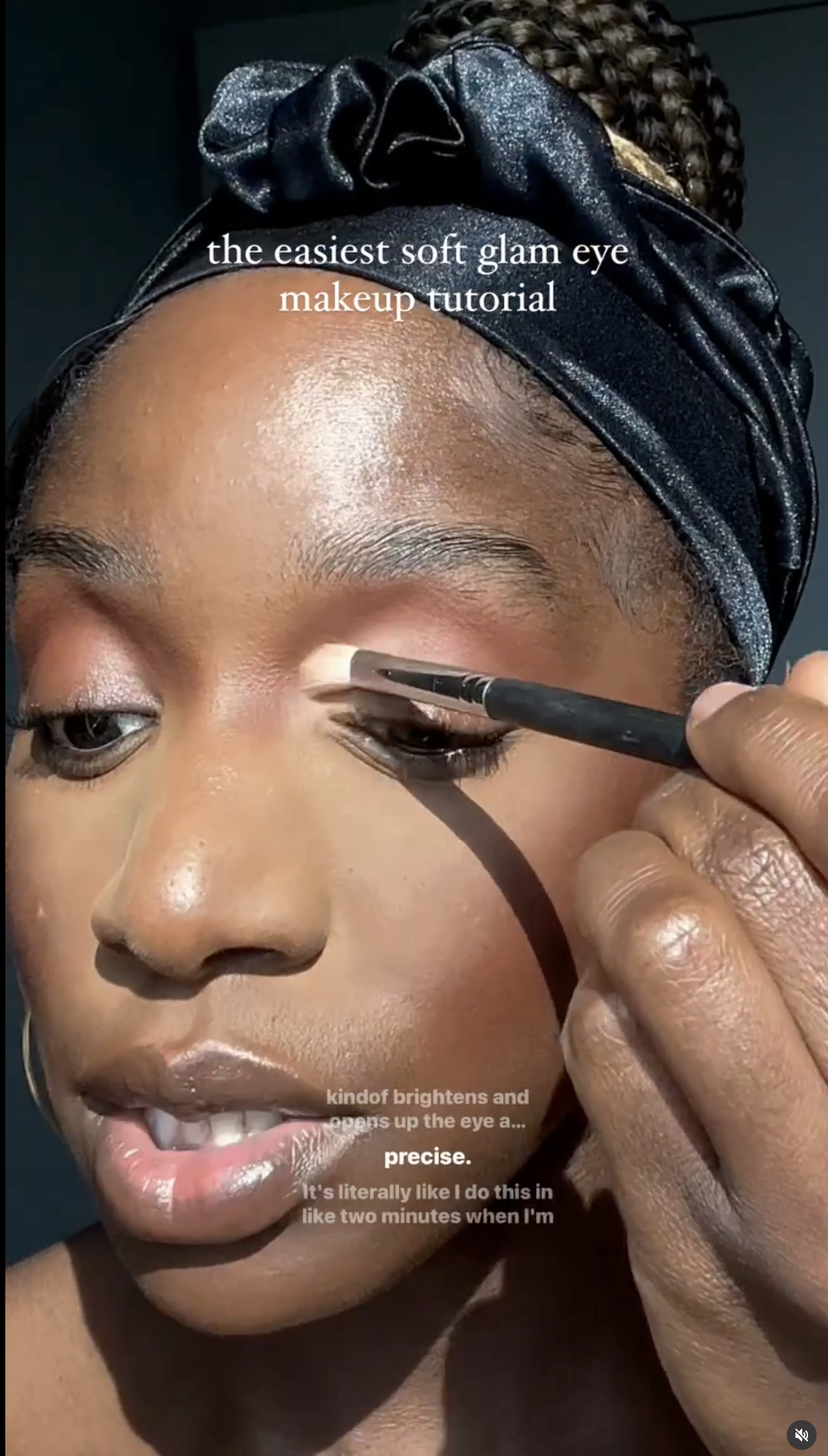 the easiest soft glam eye makeup tutorial