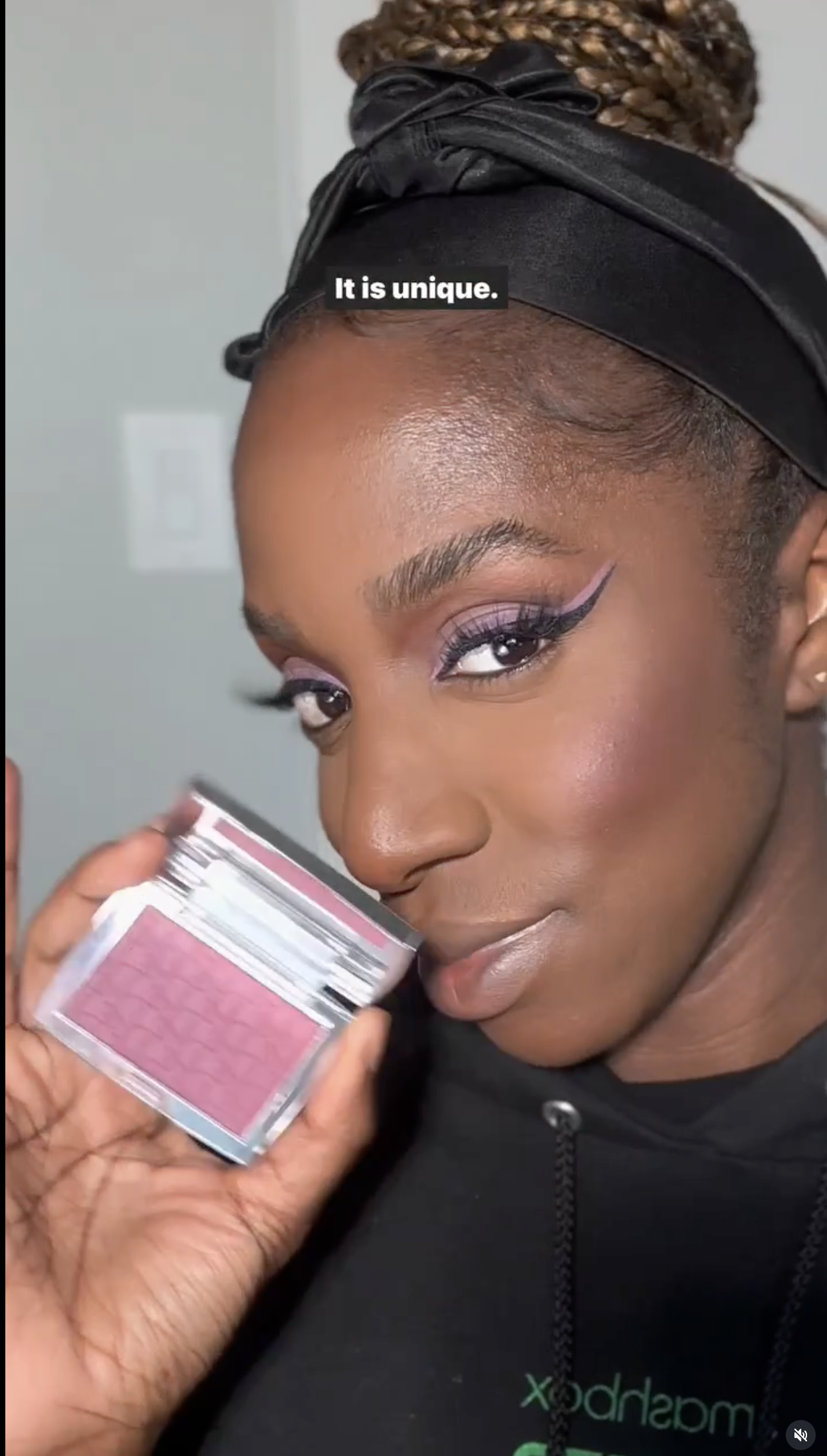 trying the dior berry blush