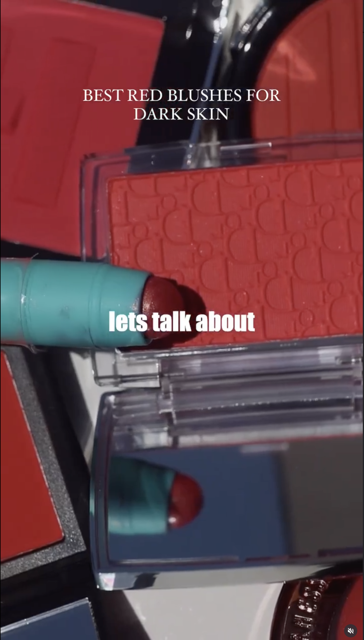 Best Red Blushes for dark skin