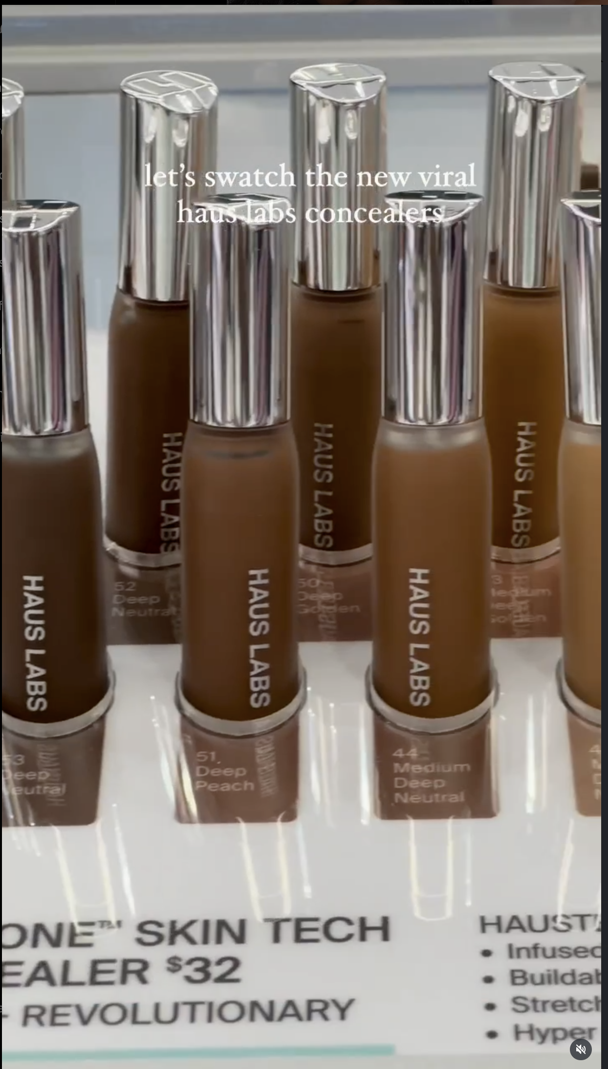 lets swatch the new viral haus labs concealers