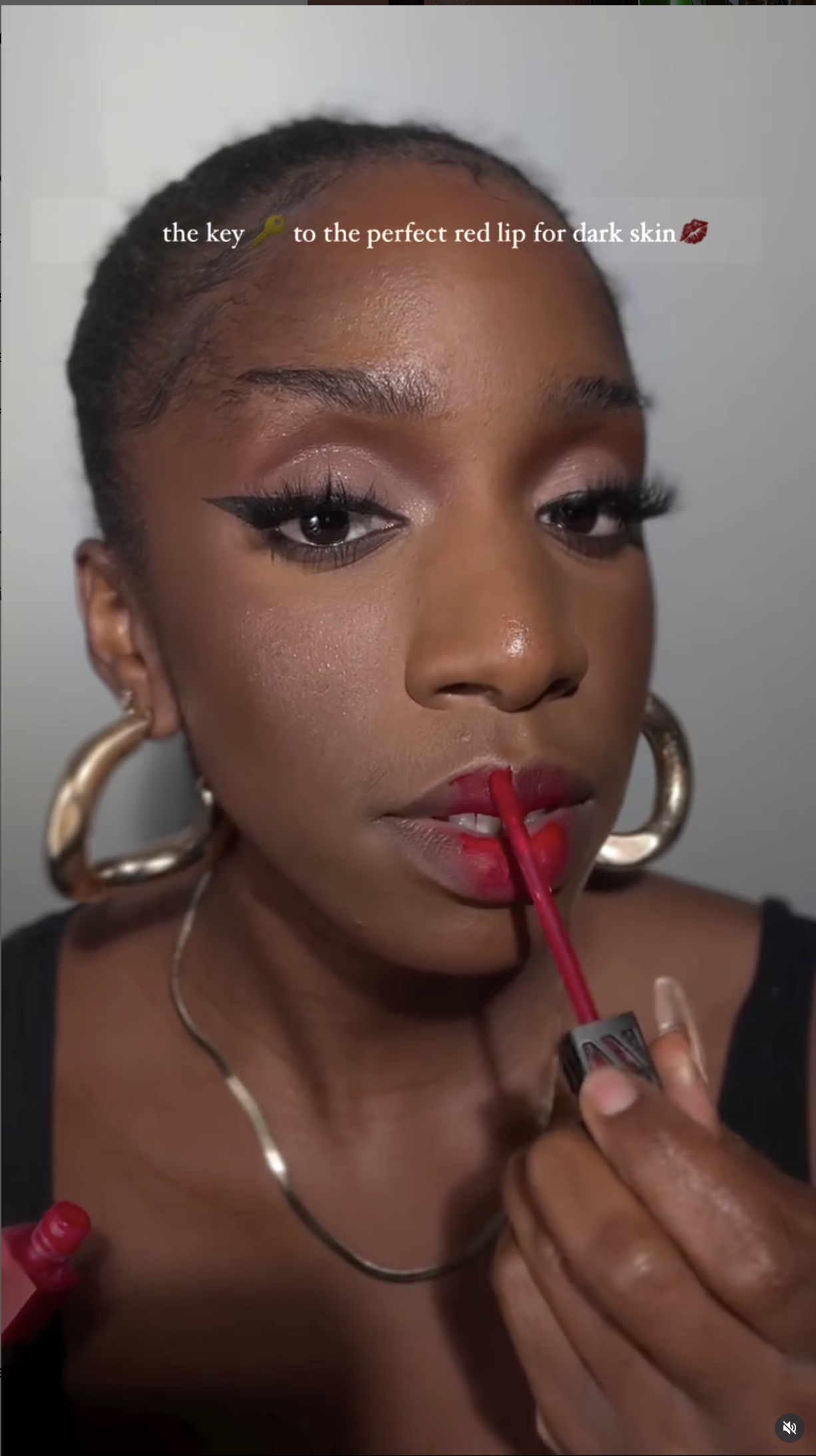 the key to a perfect red lip