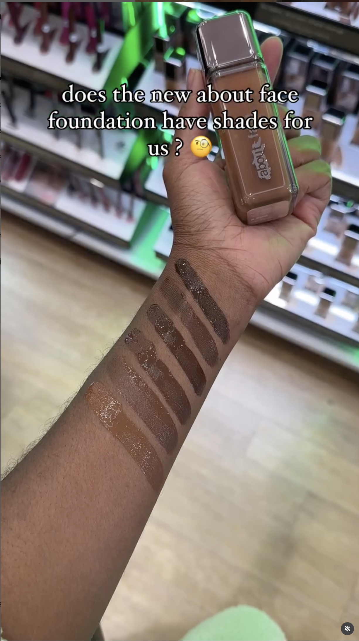 Does the new about face foundation have shades for us?