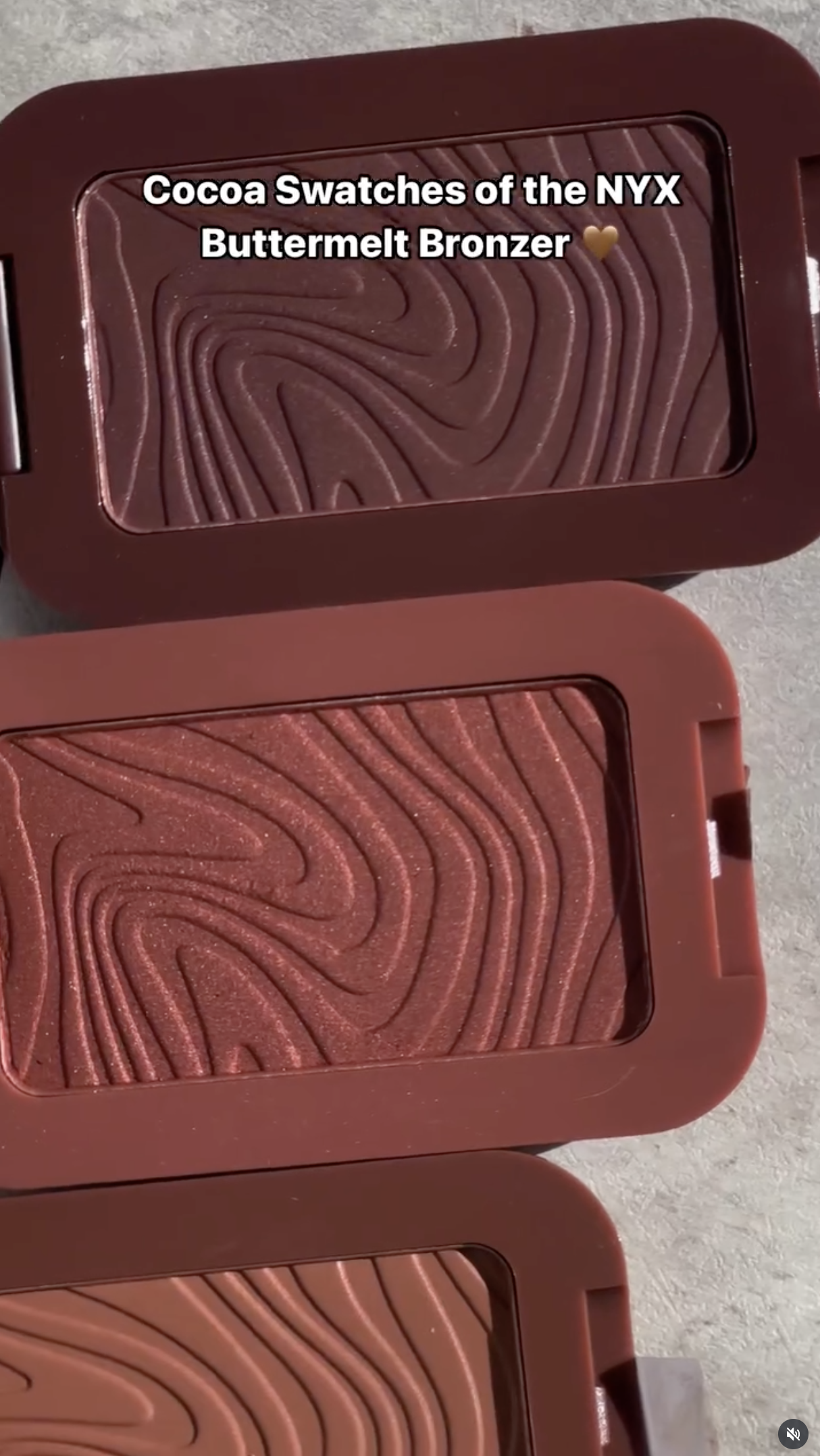 Swatching the NYX Buttermelt Bronzer on Dark skin