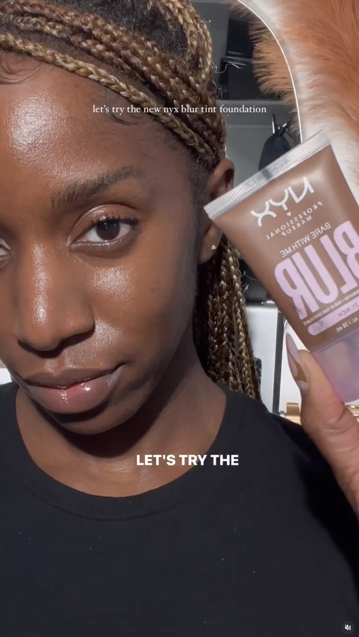 Lets try the new nyx blur tint foundation