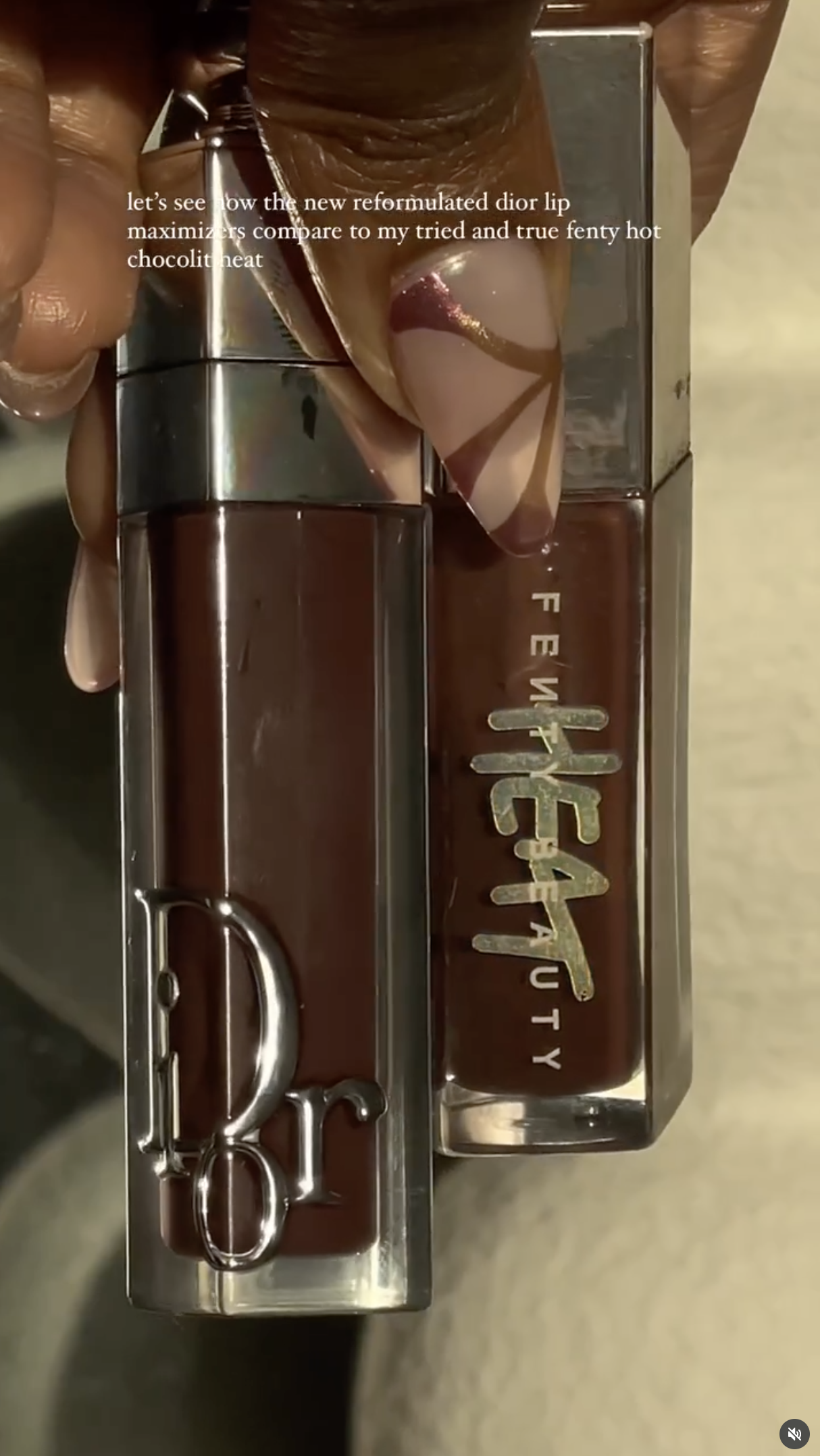 Dior lip maximizer vs. fenty glossbomb