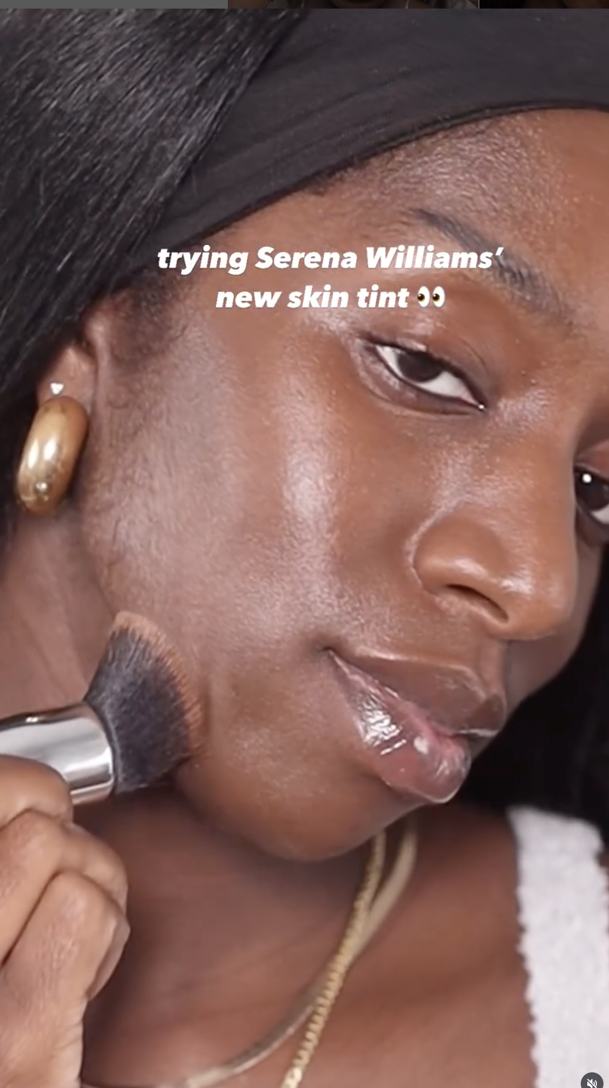 trying serena williams new skin tint