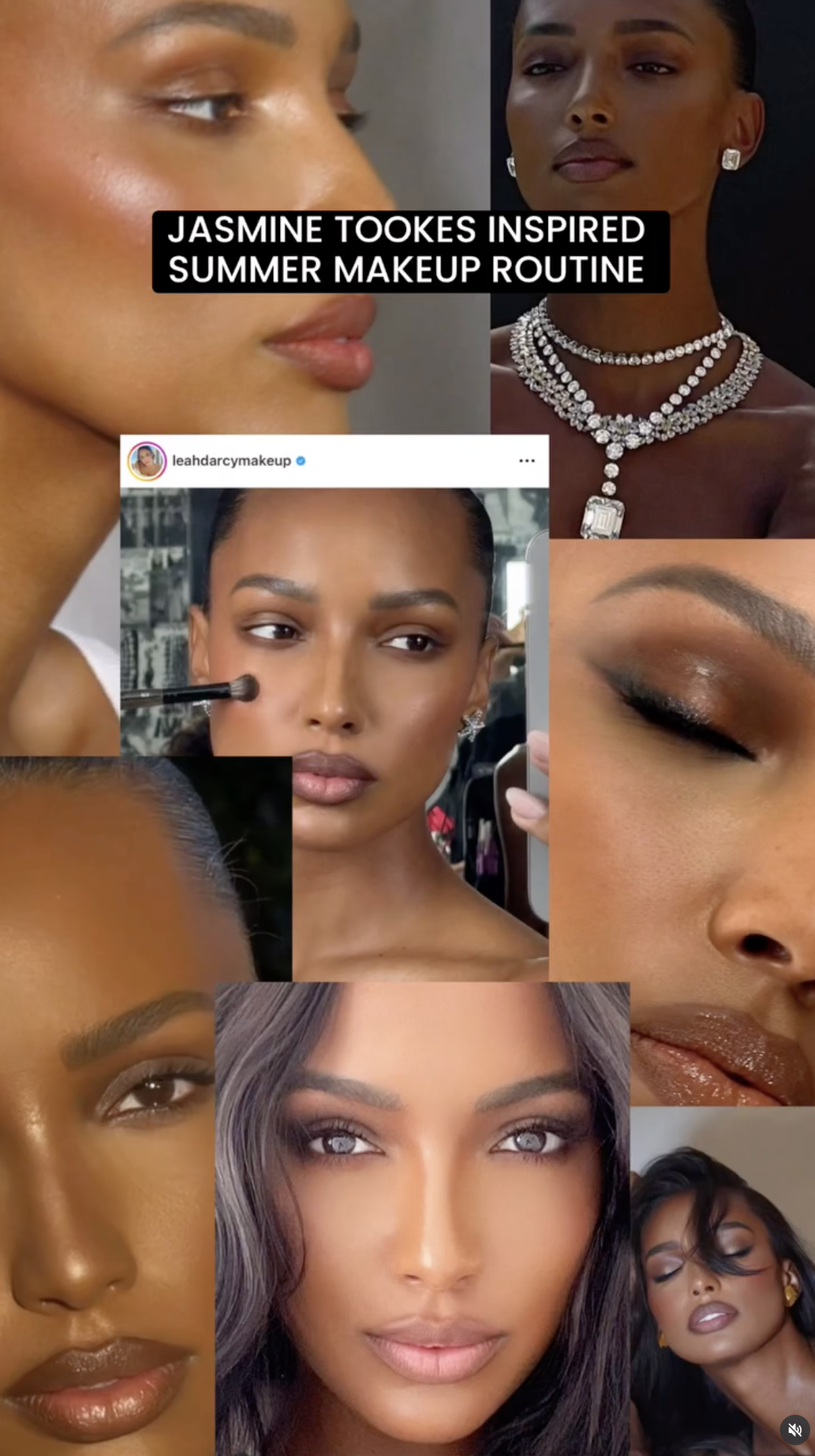 jasmine tookes inspired summer makeup routine