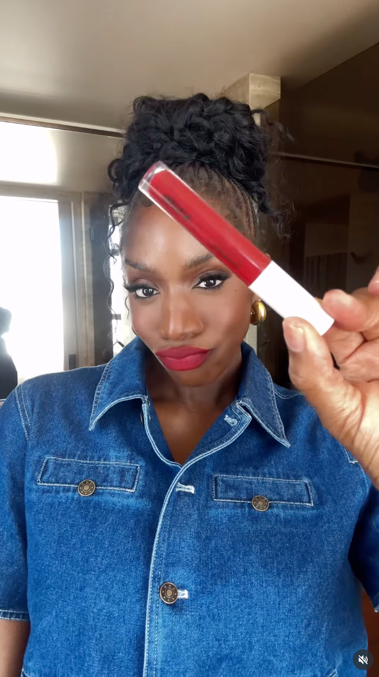 lets see if this viral red lip looks good on dark skin