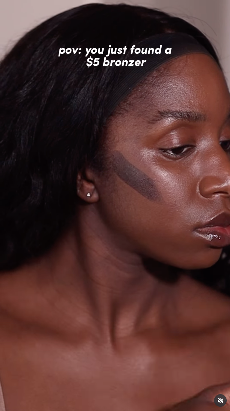 pov: you just found a $5 bronzer