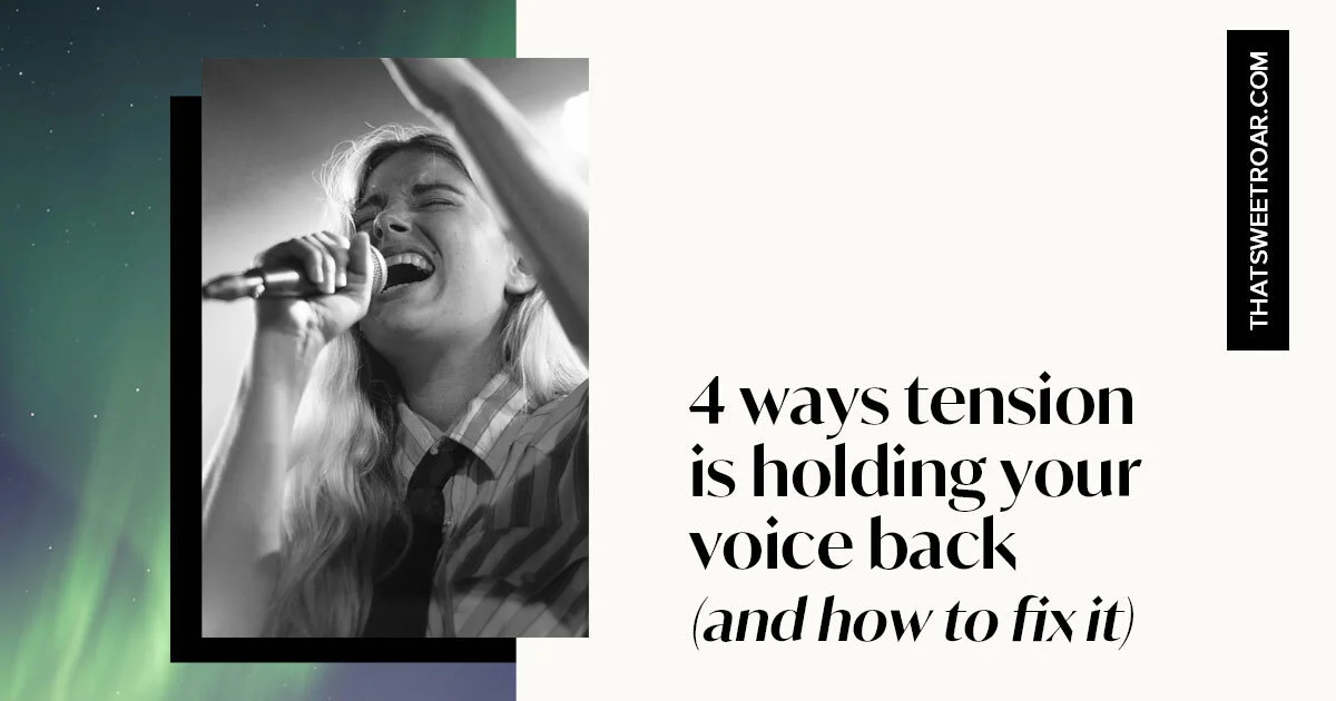 4 Ways Tension is Holding Back Your Voice