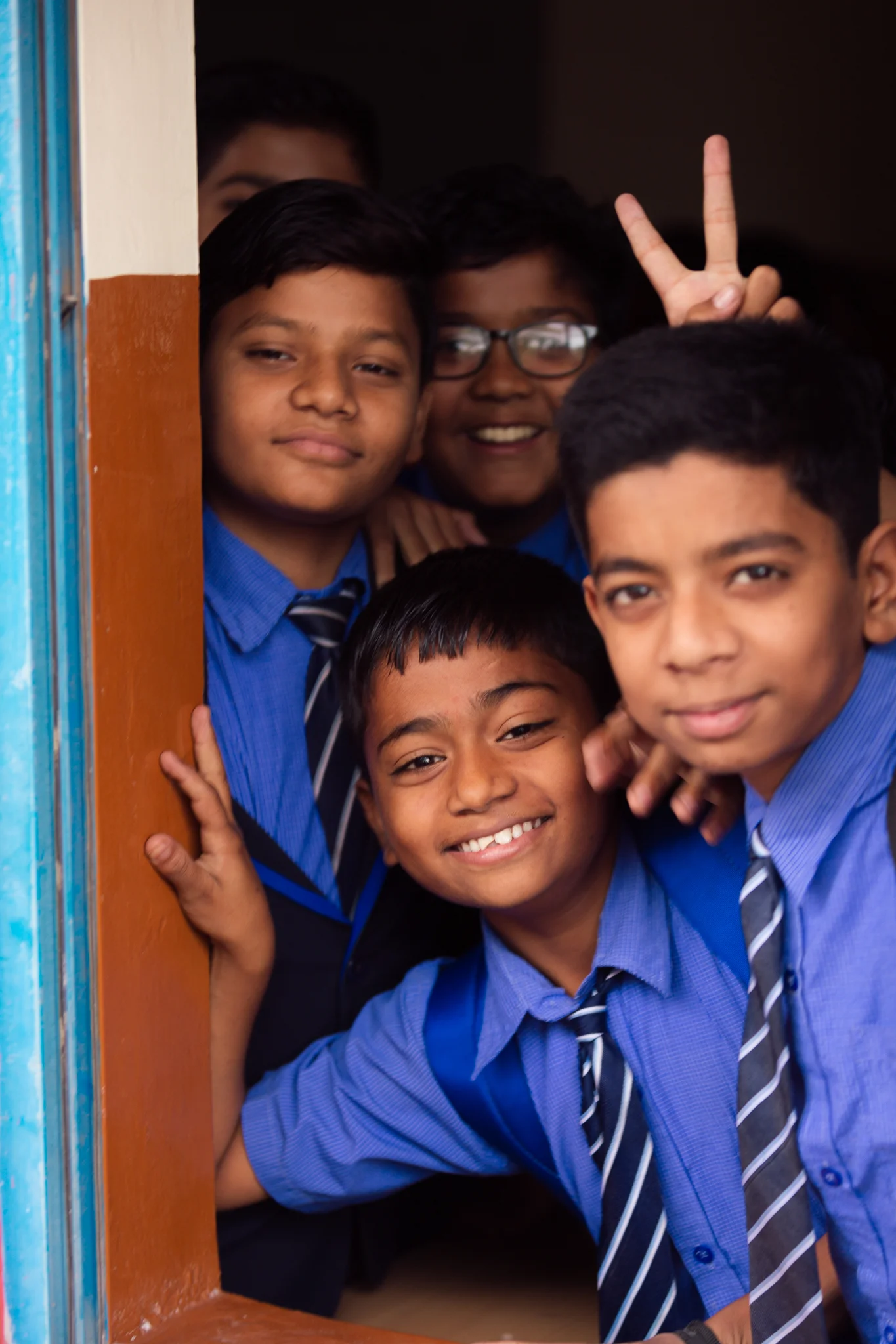 They kids there would practically beg to have their picture taken and would often group up and lean out of windows to get a chance at being seen.
