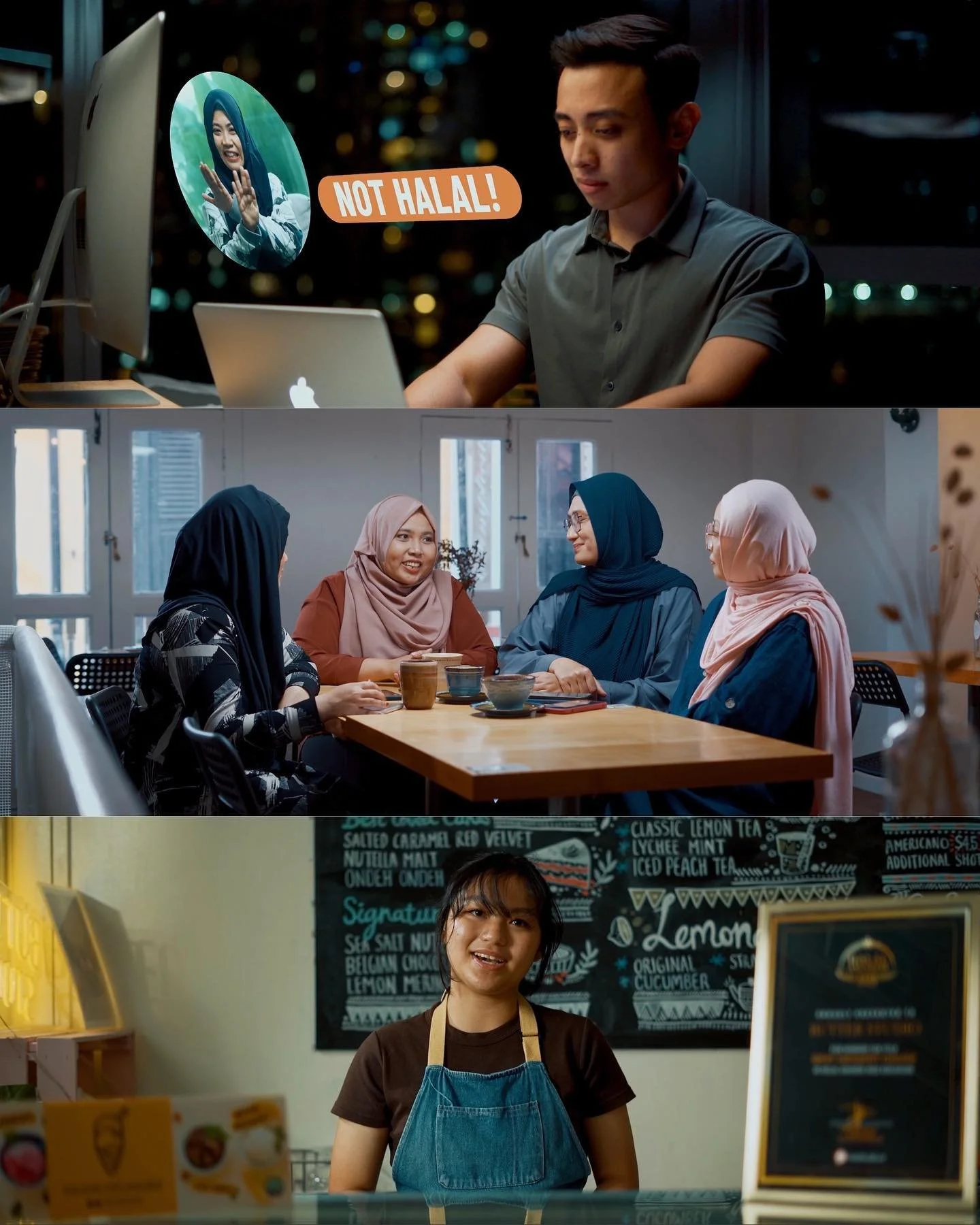 Halal Food Hunt Crowdfund app
Client: @halalfoodhunt 
Prod: @screentroopers
Script: @jumaiyahm 
Director/editor: @spideyzul
Cam Op: @syakirsbna
Lighting: @scratchyouuback
Tech crew: @farzanahhussein