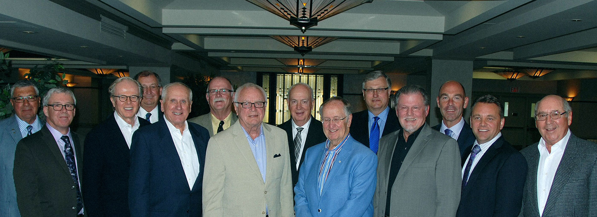 To celebrate our 80th Anniversary and honour our history we were thrilled to have 14 WAB Past Presidents and guests join our Board of Directors for a special Reception and Dinner in 2014 in Banff, Alberta. Past WAB presidents (left to right): Menno Friesen, David Dekker, Gordon Rawlinson, David Wiebe, Terry Coles, Fred Filthaut, Don Brinton, Bruce Cowie, Elmer Hildebrand, Lyndon Friesen, Vic Dubois, Tom Newton, Richard Kroeker and Doug Shillington