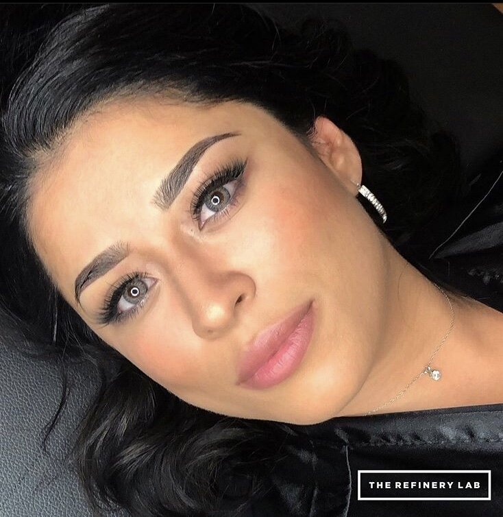 ombre blush brow