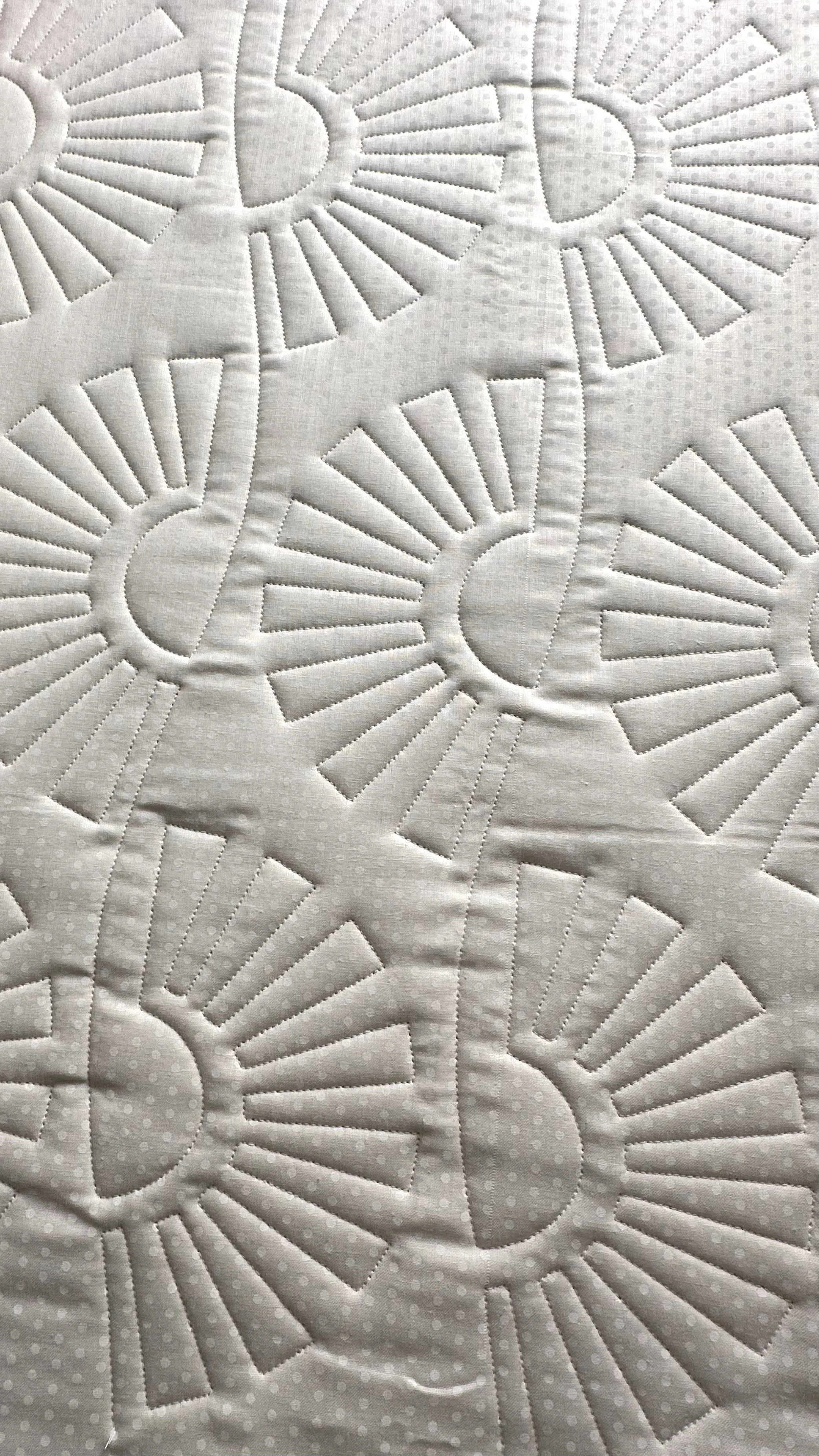 Daybreak Wave Panto Digital Design for Longarm Quilting Edge to Edge E2E Pantograph