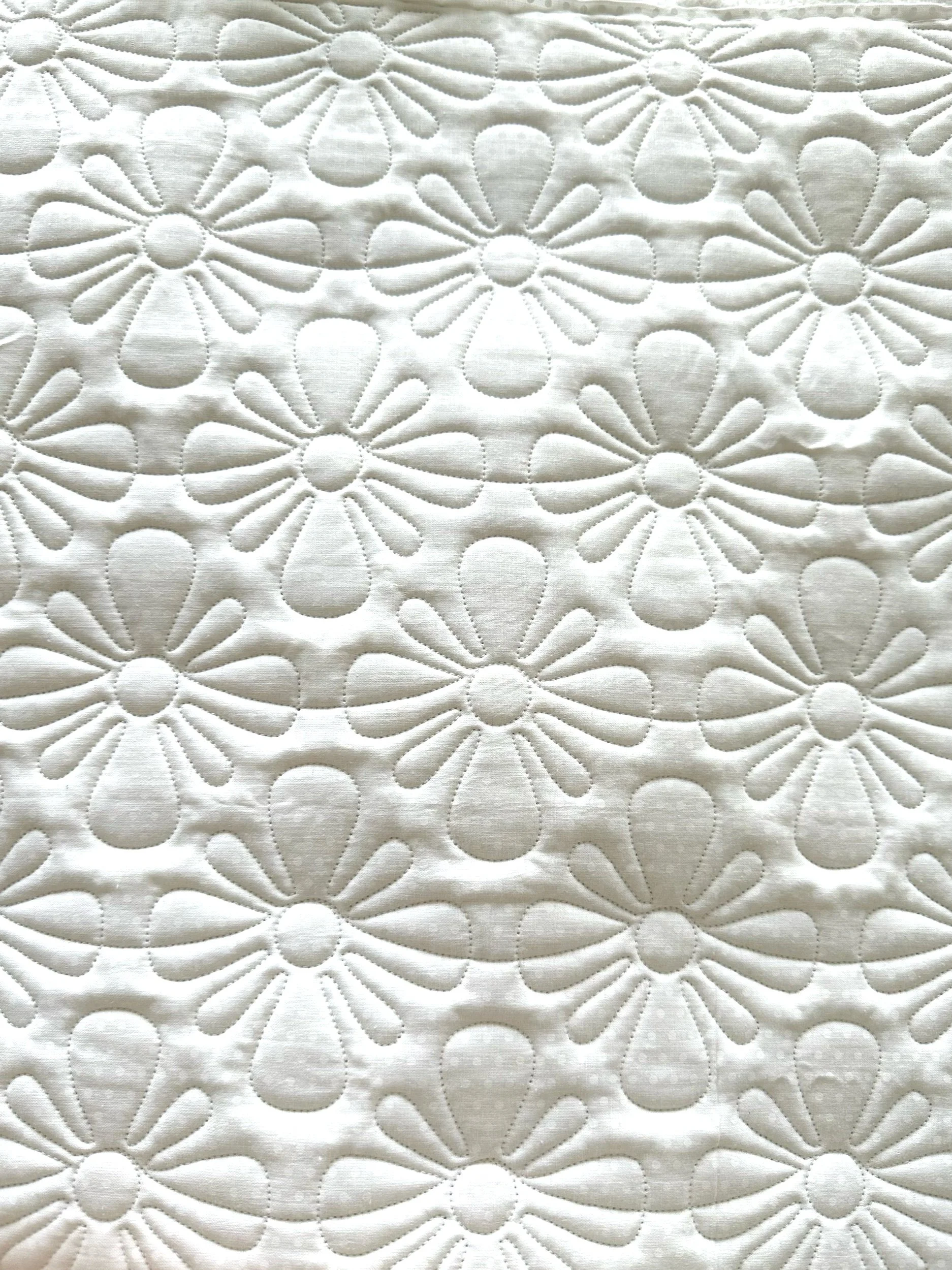 Floral Pop Panto Digital Design for Longarm Quilting Edge to Edge Modern Pantograph