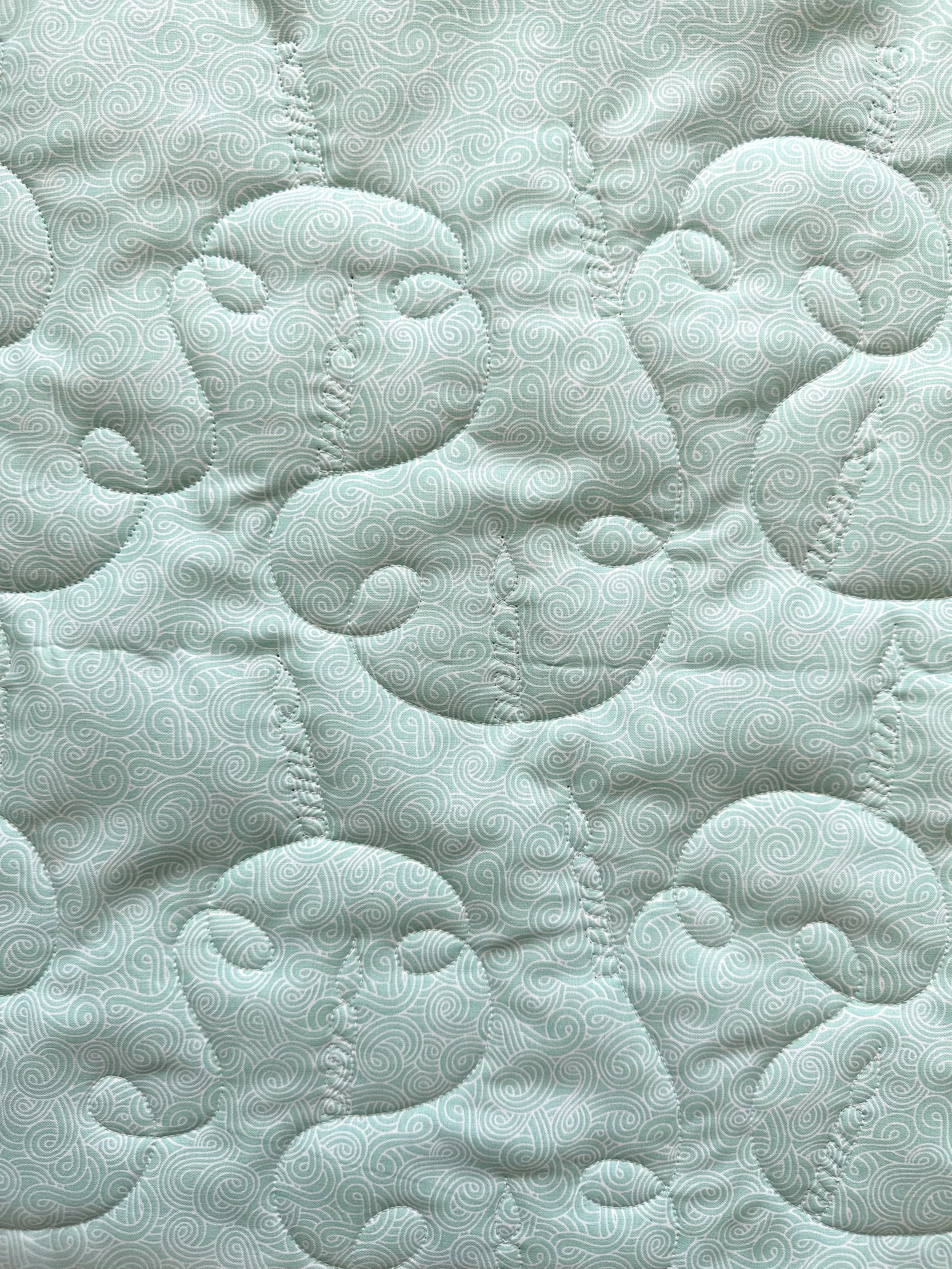 Birthday Candles Panto Digital Design for Longarm Quilting Edge to Edge E2E Pantograph