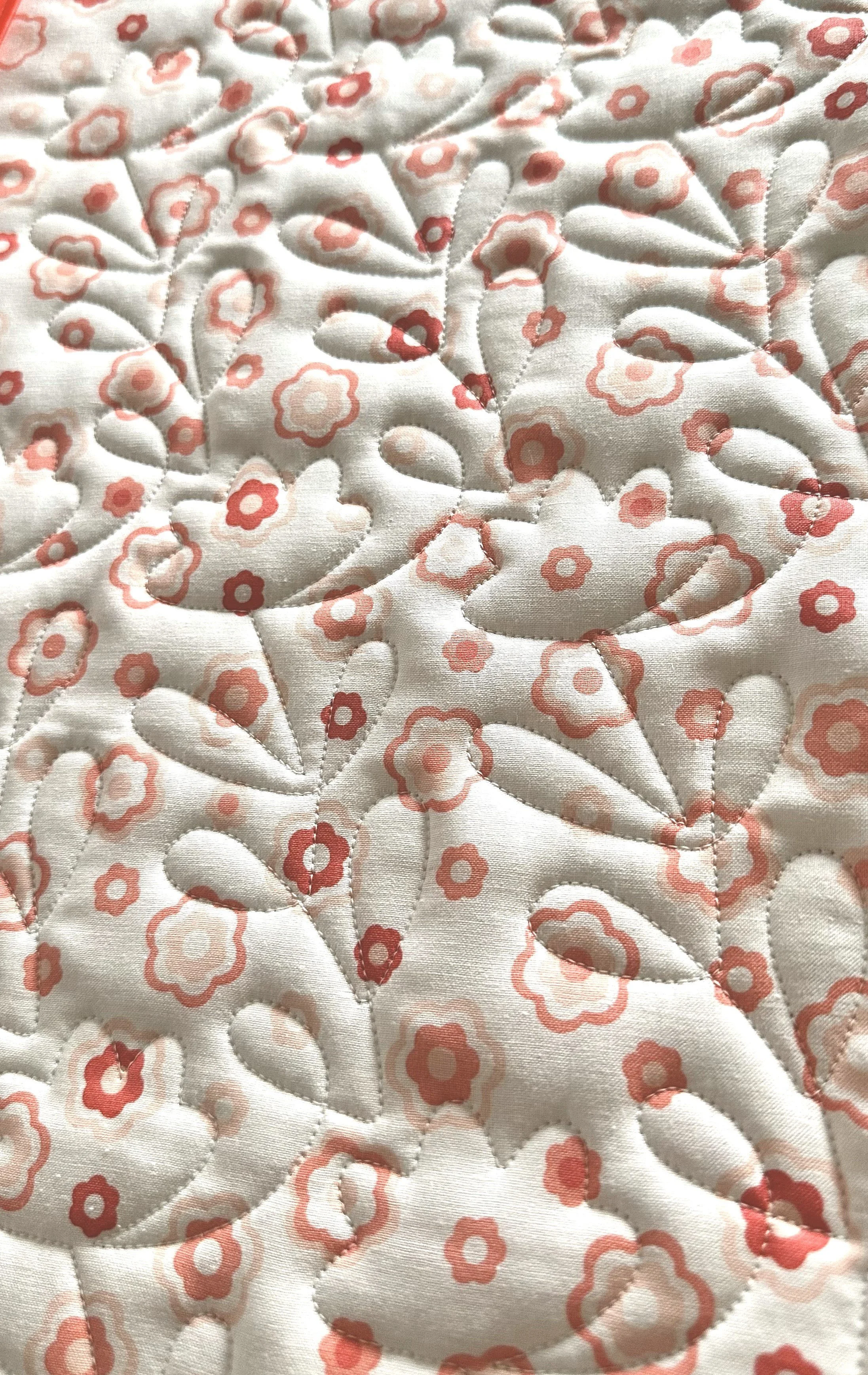 Sweet Blossom Floral Panto Digital Design for Longarm Quilting Edge to Edge E2E Pantograph