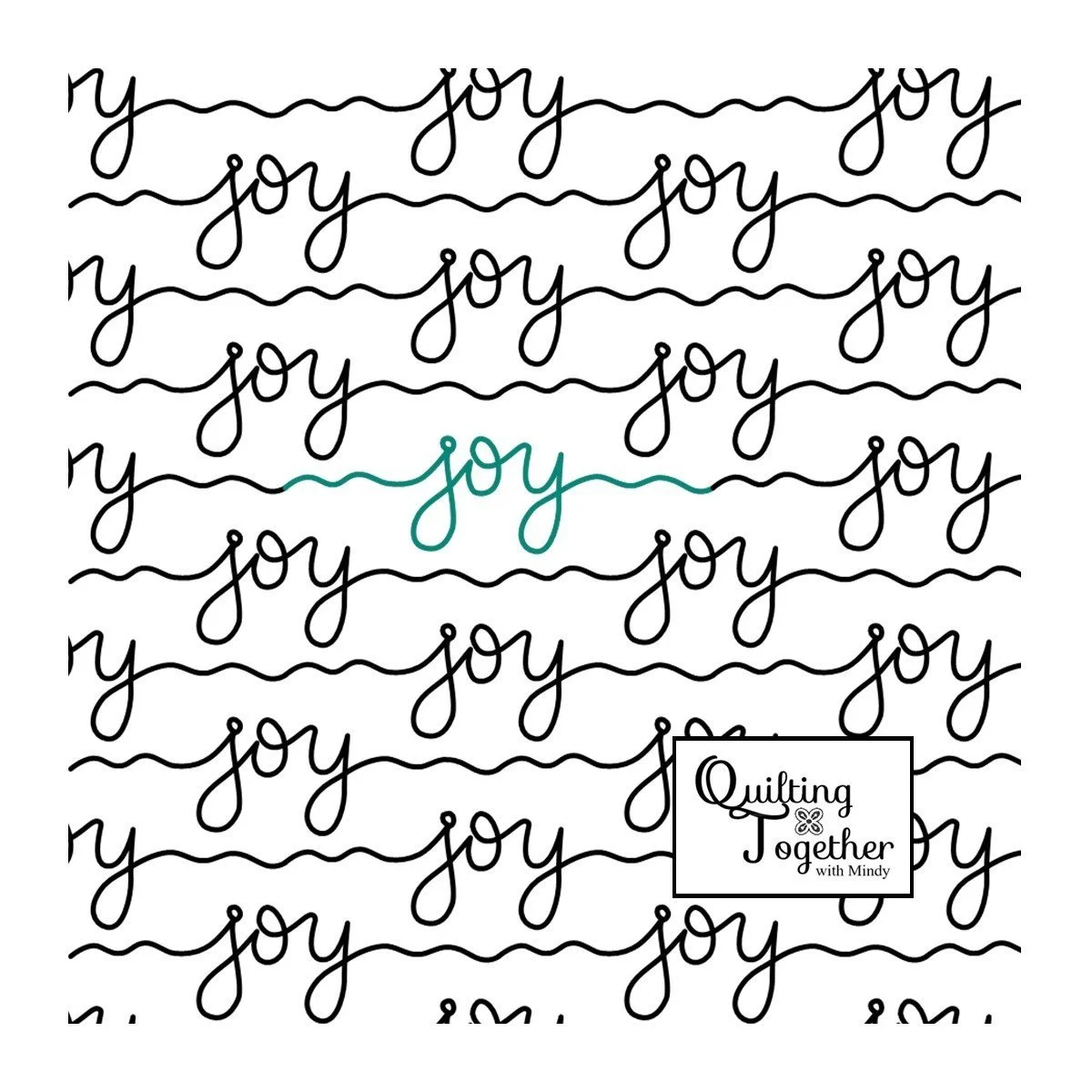 Joy Panto Digital Design for Longarm Quilting Edge to Edge Christmas Pantograph