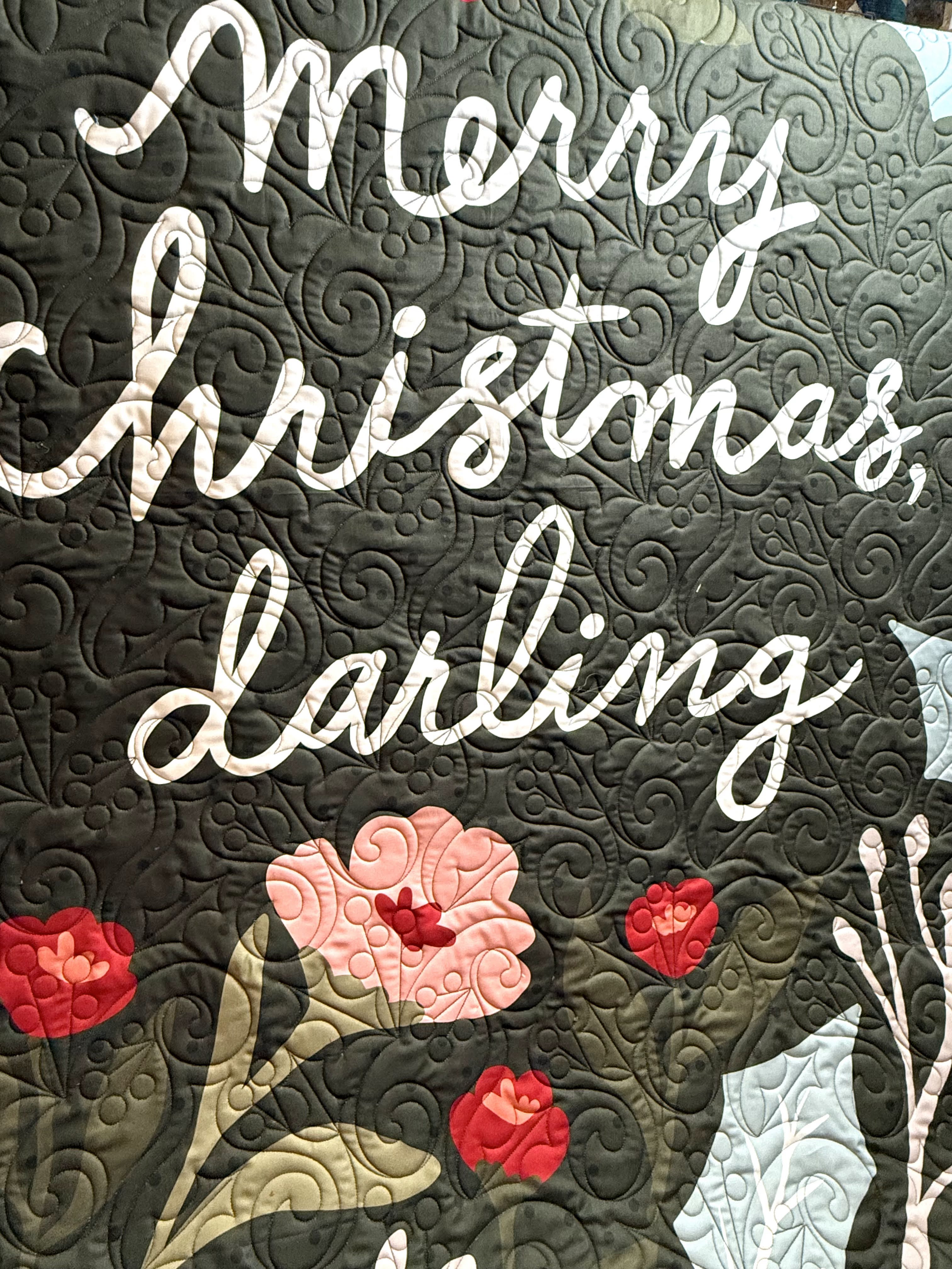 Holly Swirl Pantograph for Longarm Quilting