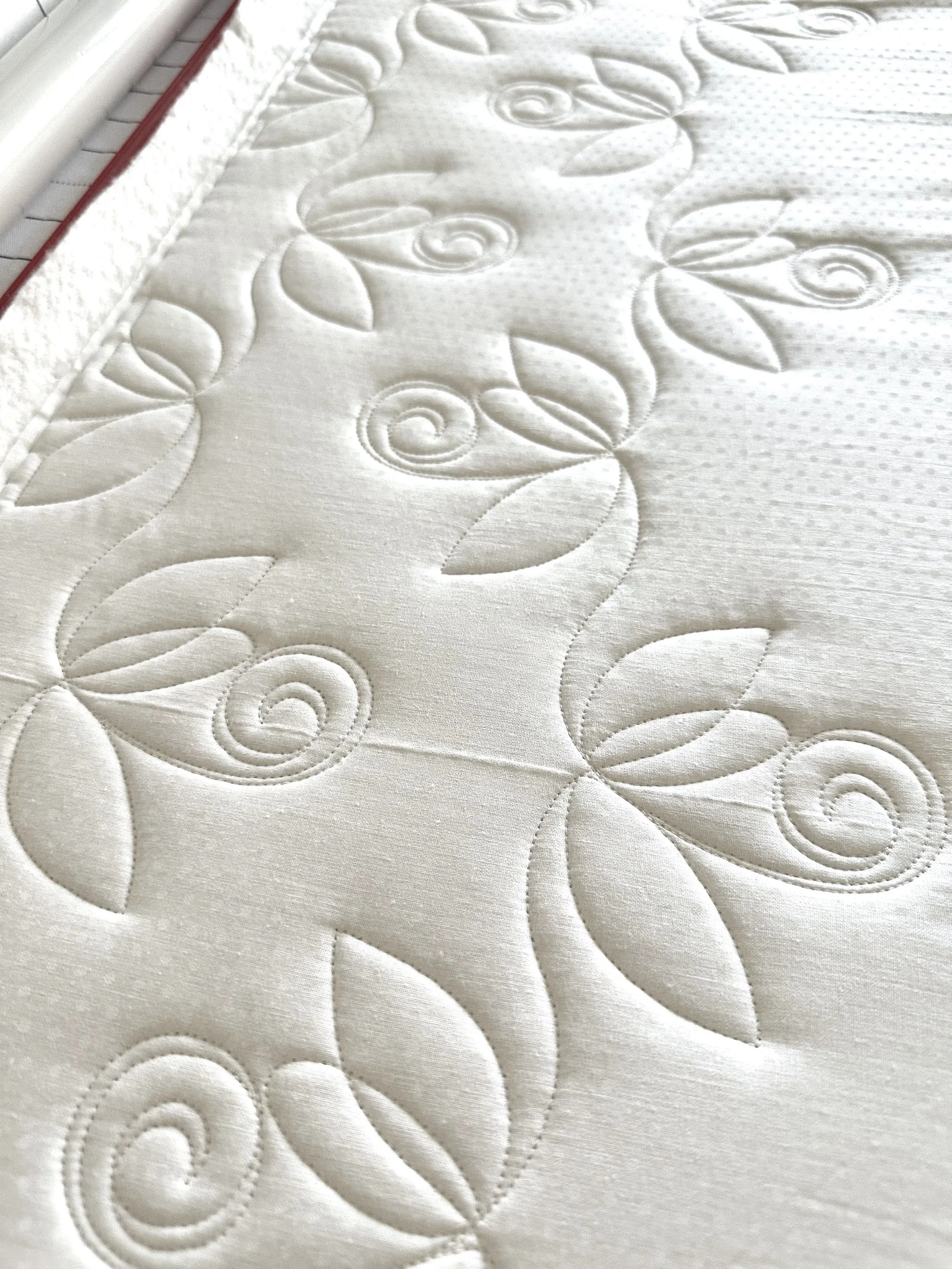 A Little Rose Panto Digital Design for Longarm Quilting Edge to Edge E2E Floral Pantograph