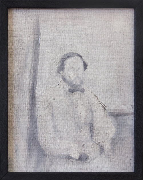 (Un)known Two, 2017, Oil on Canvas (Burnt Frame)