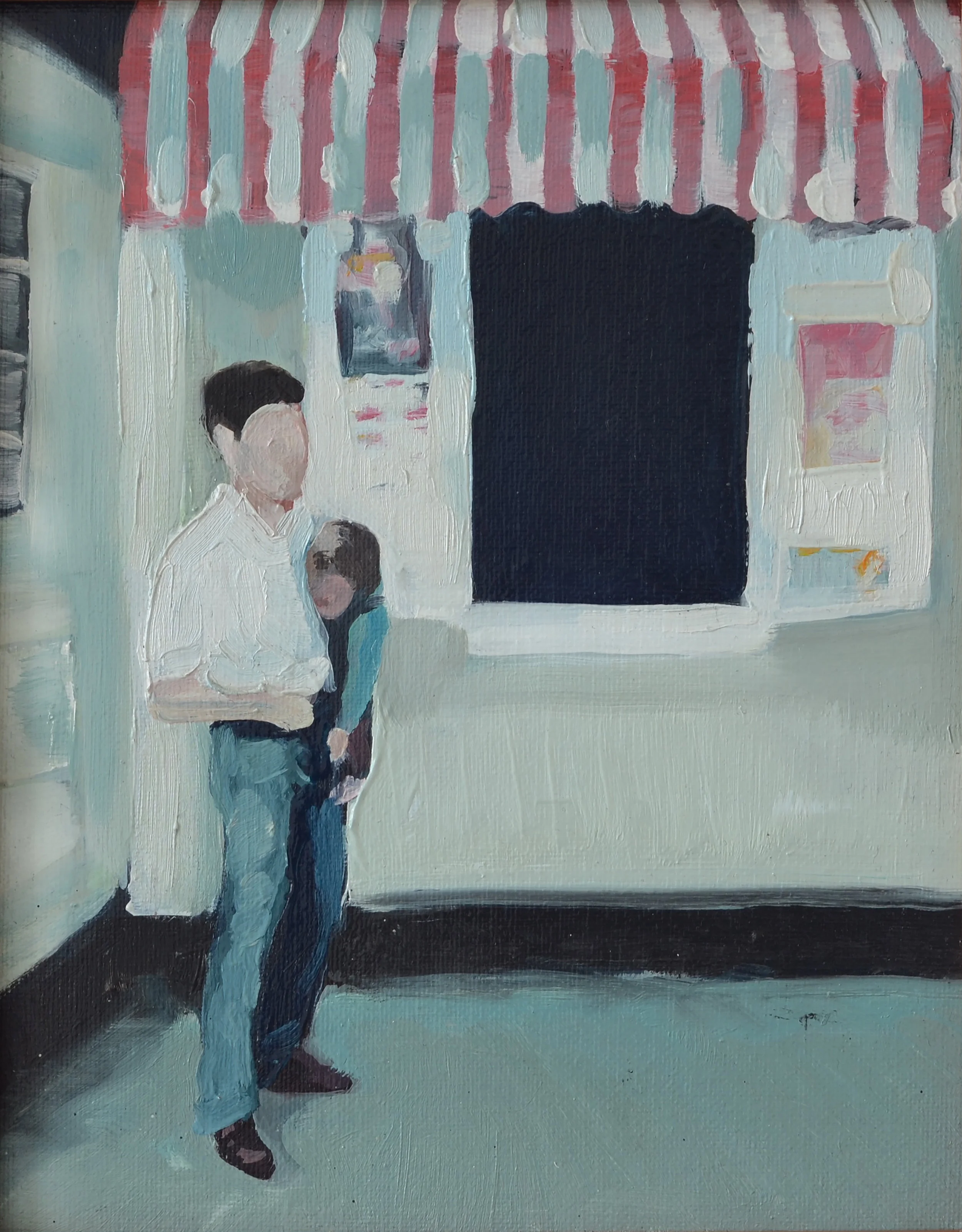 Gathering Twenty Two, Oil on Board, 270 x 215