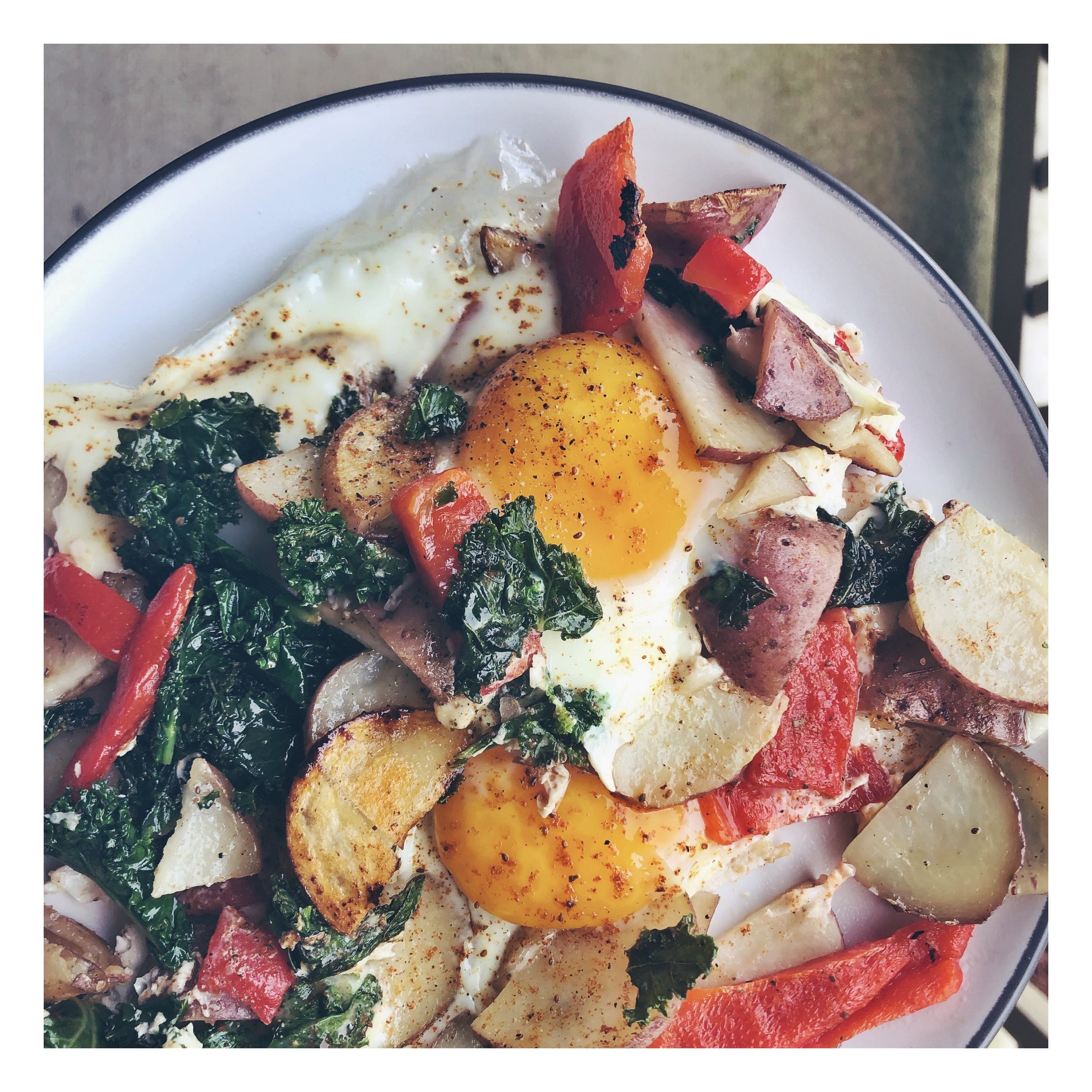 Just The Recipe Potato And Veggie Hash Haus Von Albe