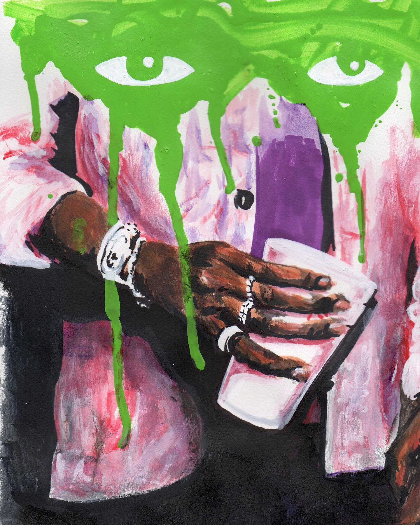 ๐งช
Ink & Acrylic on paper
9” x 12”
Available now > Linkinbio
#deadstxle #artbeast #paintings #illustration #acrylic #watercolorart #moreart #slimey #sketchy #acrylicpaint