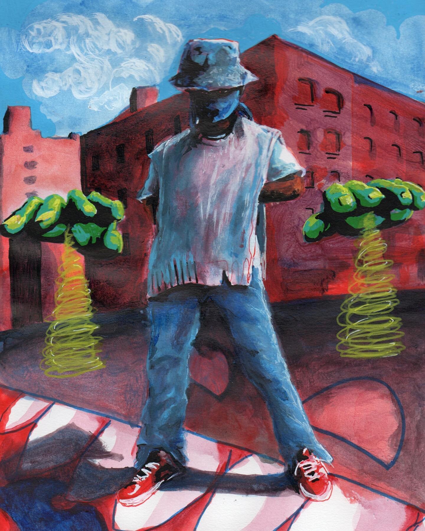 Happy Holidaze
#deadstxle #artbeast #paintings #illustration #acrylic #watercolorart #moreart #sketchy #mixmediaart #newpainting