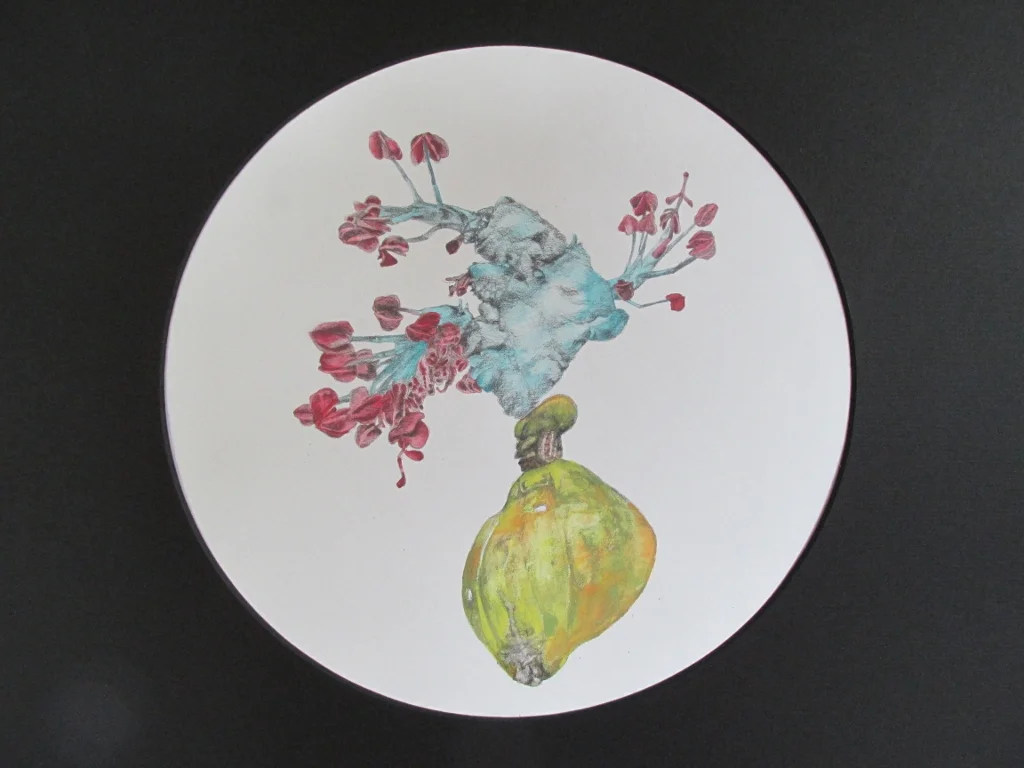 Watercolour pencil on paper, A3 SOLD