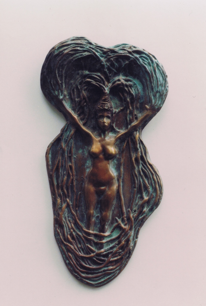 cast bronze, wall mounted