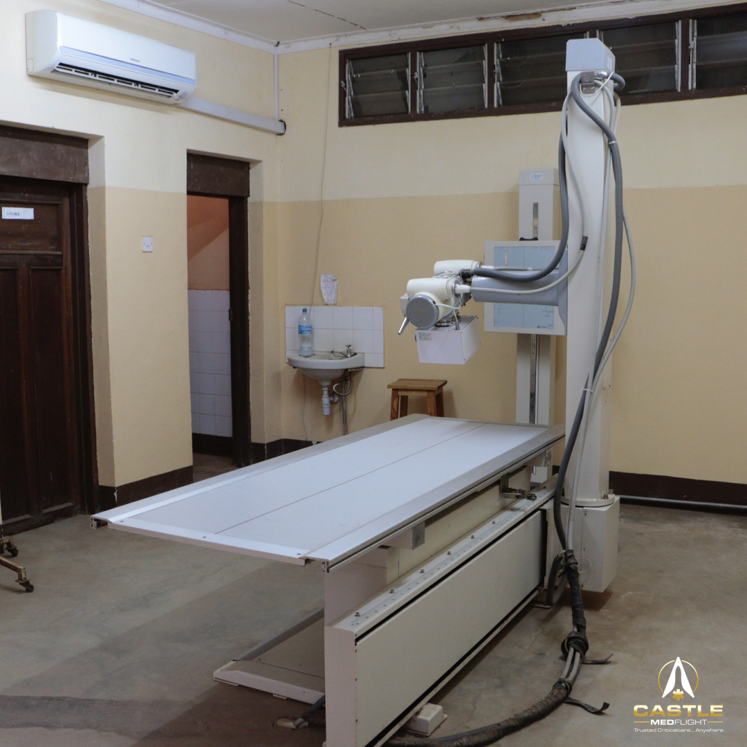 A non functioning x-ray machine in Eastern Africa. Identifying equipment barriers such as this is our specialty. 