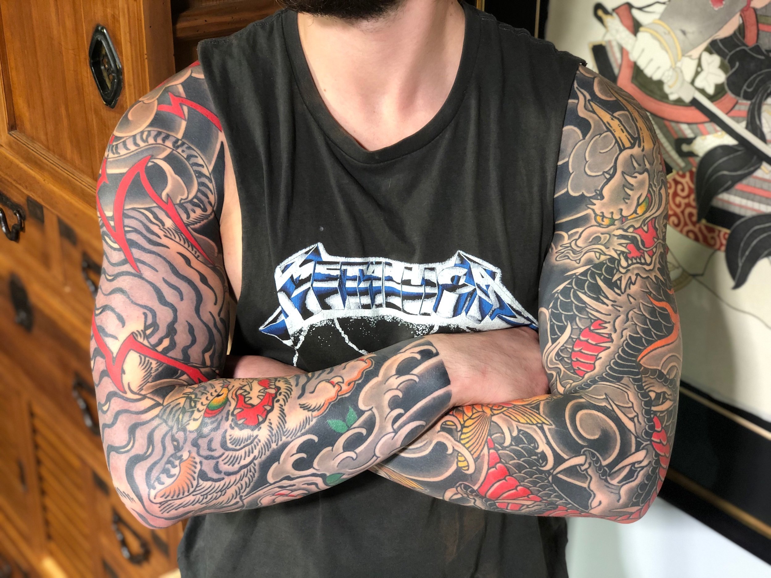  Hygienic &amp; Fully licensed Tattoo Artist Ian Hilz is Located in the Heart of Sydney. Traditional Tattoo from a Private Studio in Woolloomooloo, Ian Specialises in Elegant Large scale Japanese style Tattoos, Traditional &amp; Modern that complimen