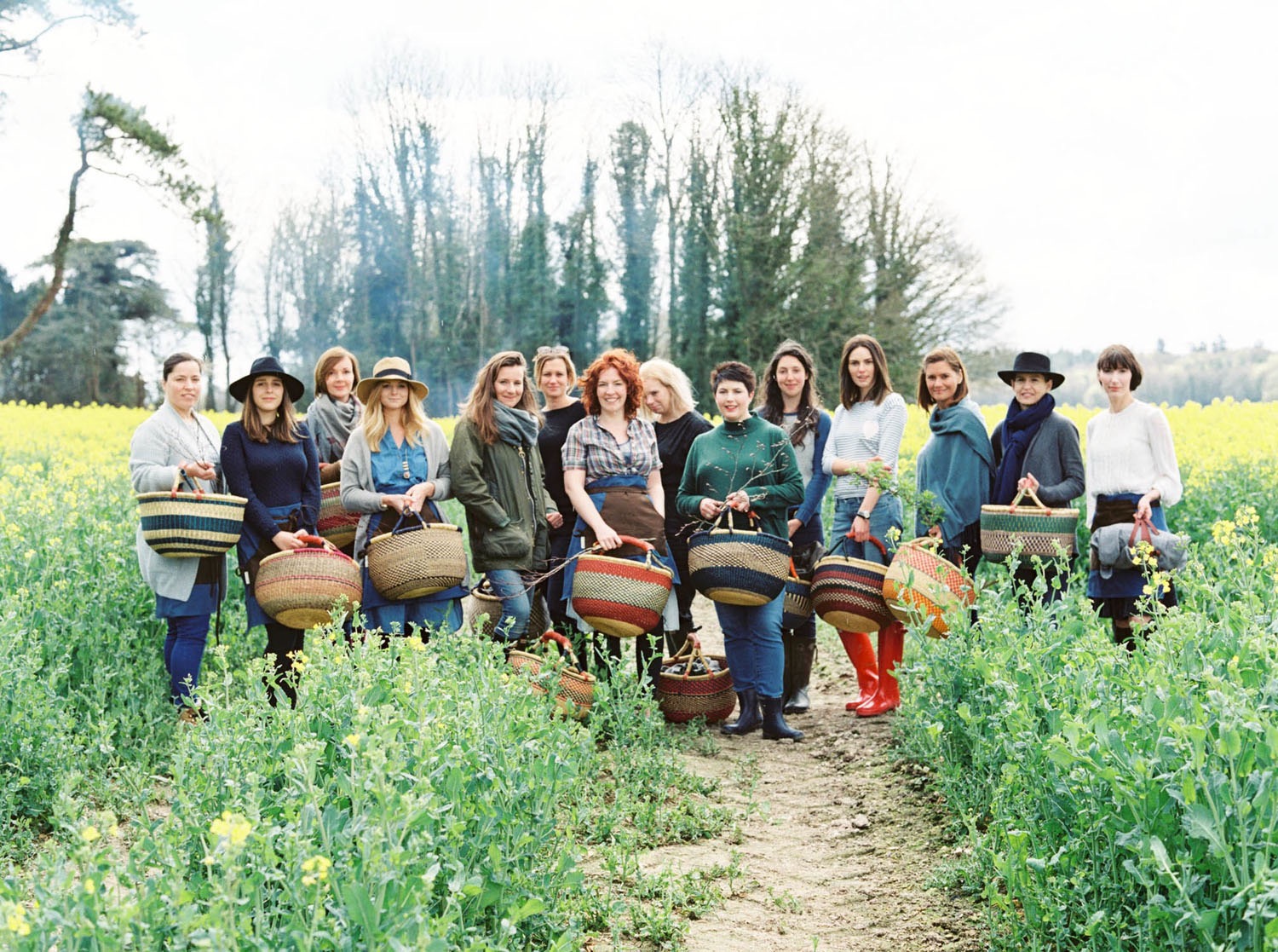 Group photo (the boys were both missing!). I am the only one looking at my feet whilst everyone else faces the camera. Photo by: Maria Lamb Photography