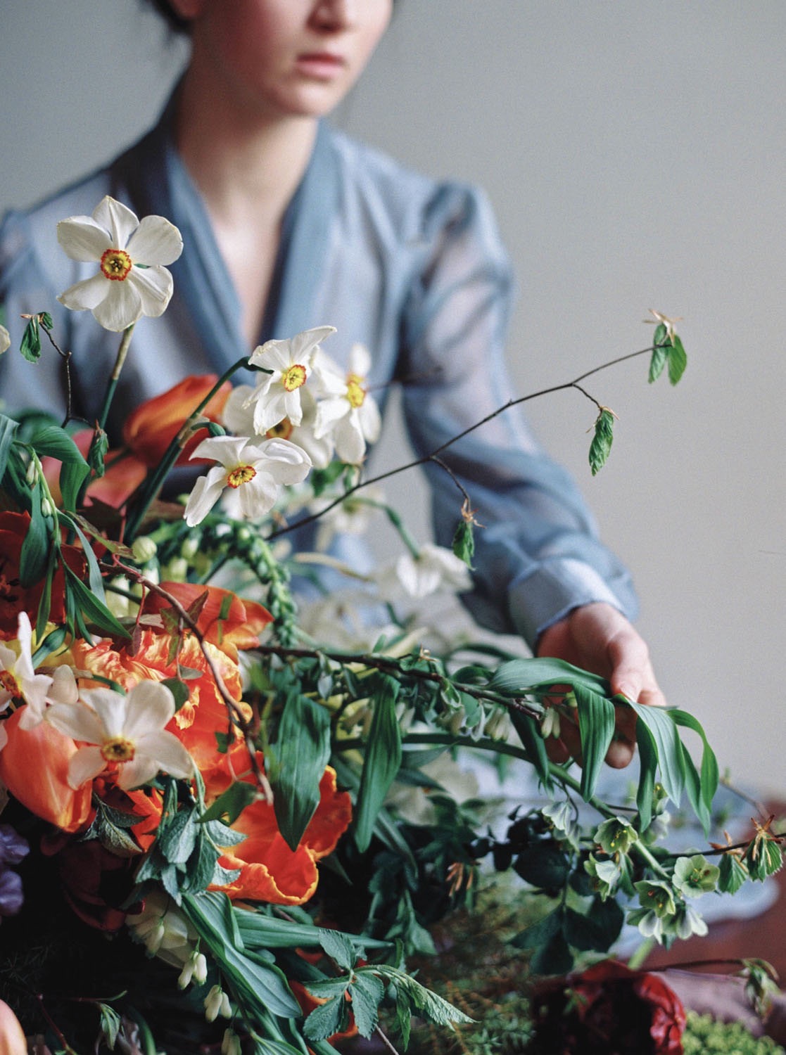 Flowers by; Honeysuckle and Hilda Model: Maisie Taylor Photo by: Maria Lamb Photography