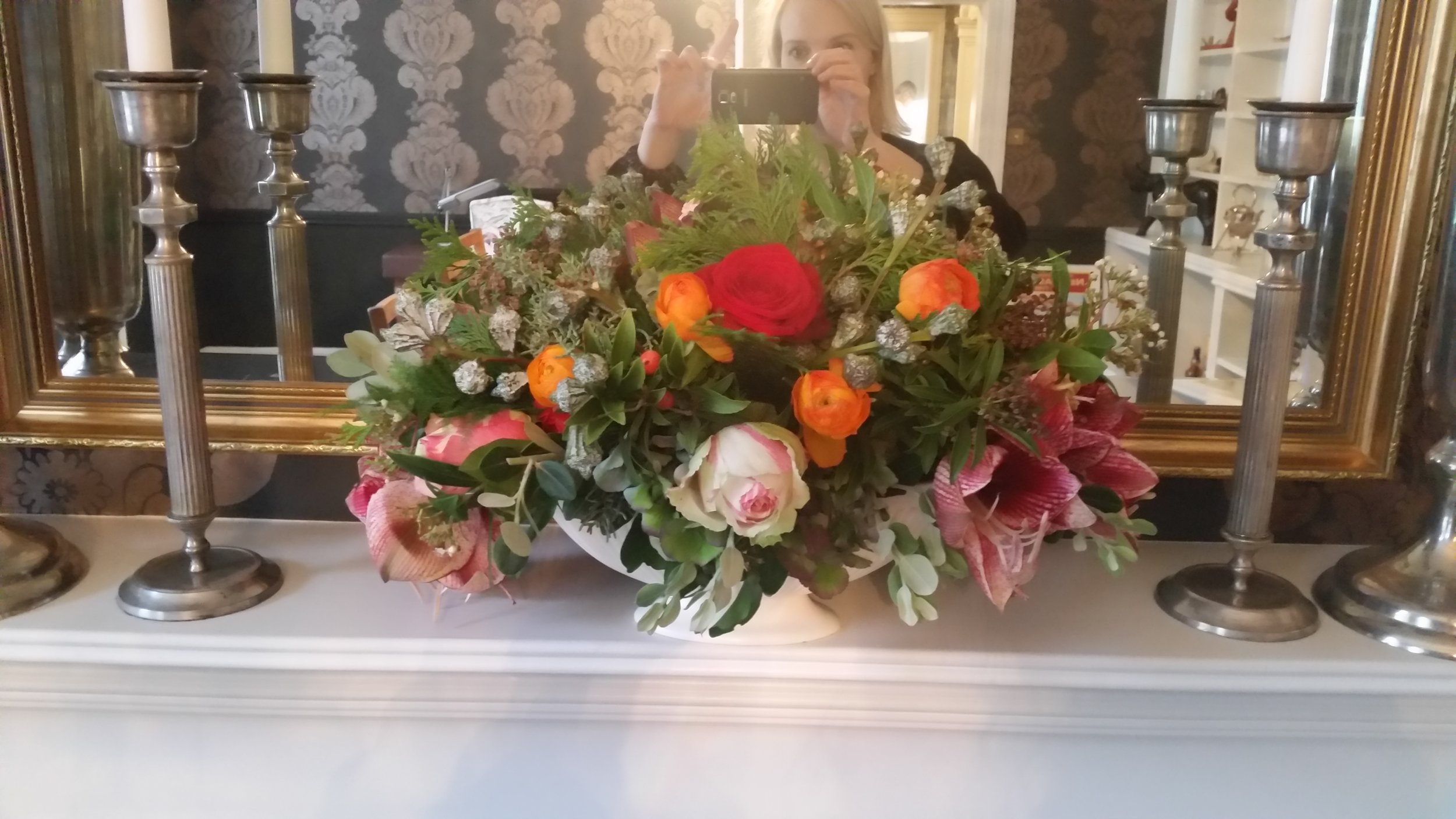 Flowers by Honeysuckle and Hilda Photo by Claire Bowen