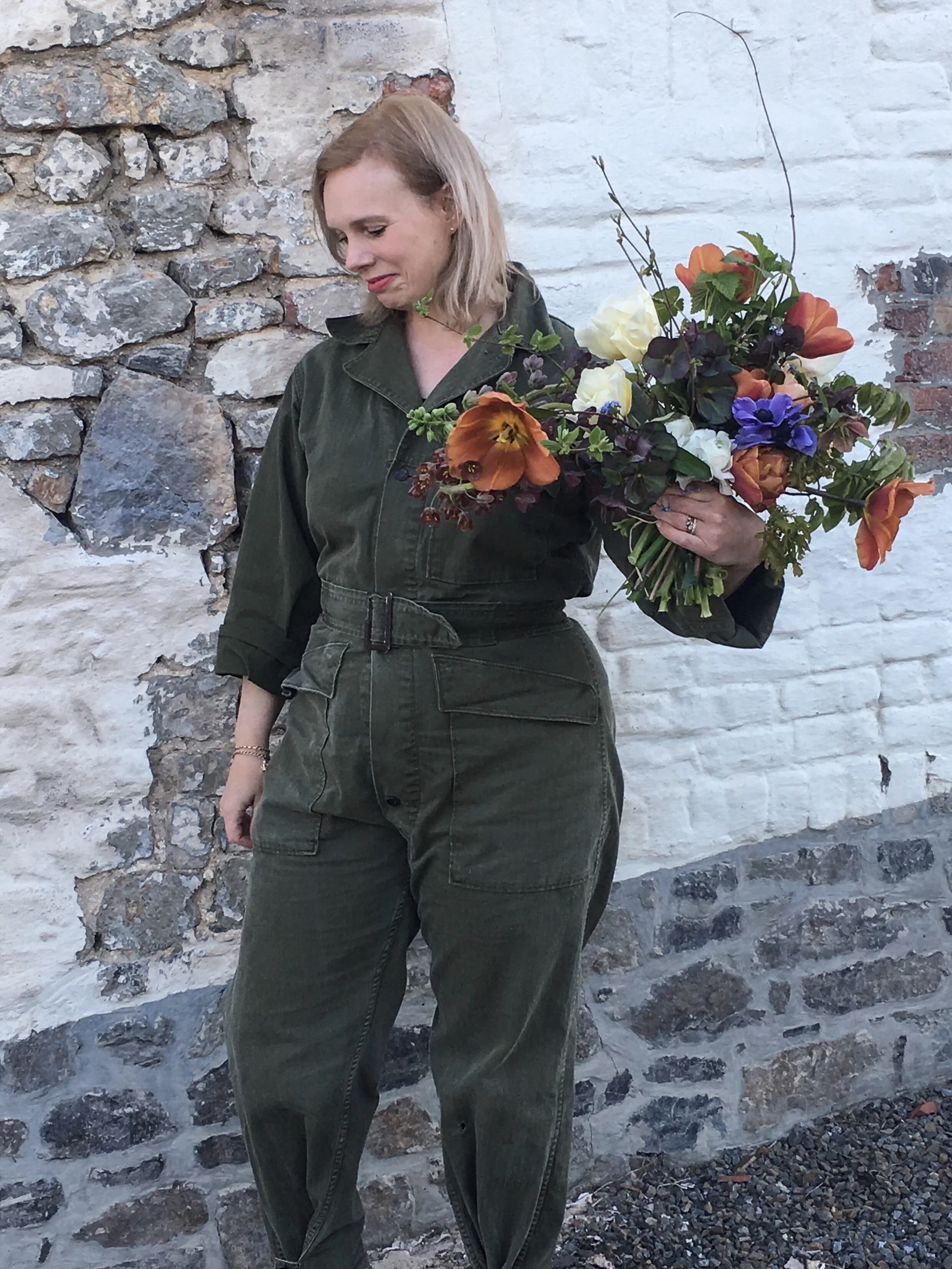 Check out my 1940s overalls!!