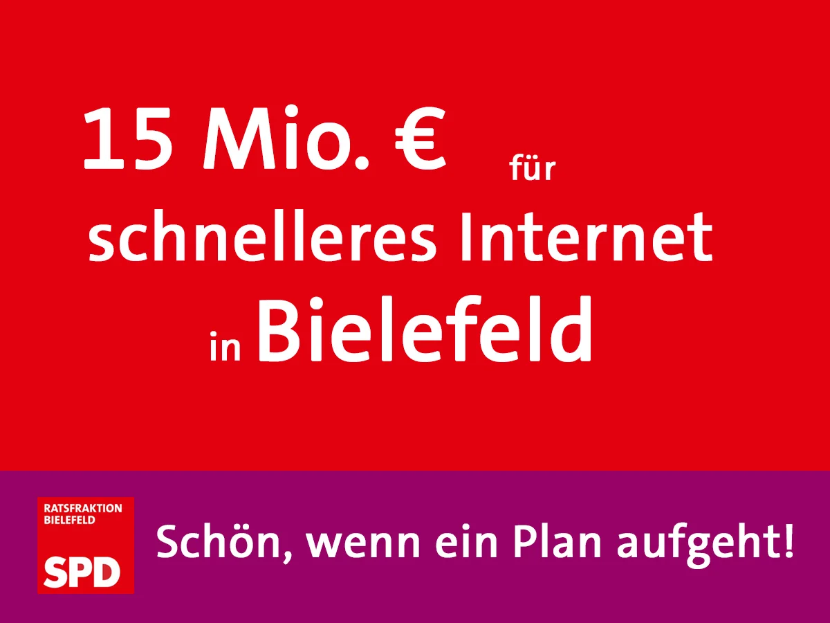 Ein Stück Teamarbeit: Breitbandausbau in Bielefeld