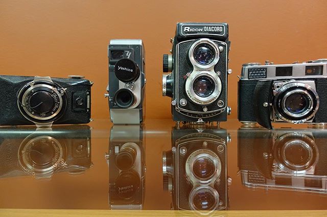 Old cameras! #cameras #friday #film #video