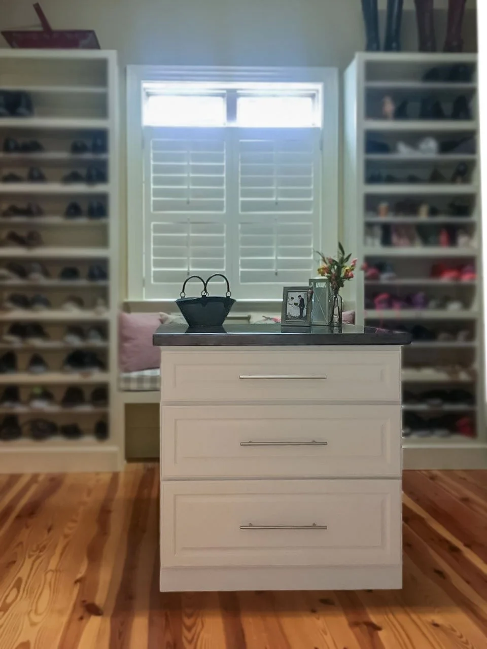 Painted Closet Island with Drawers
