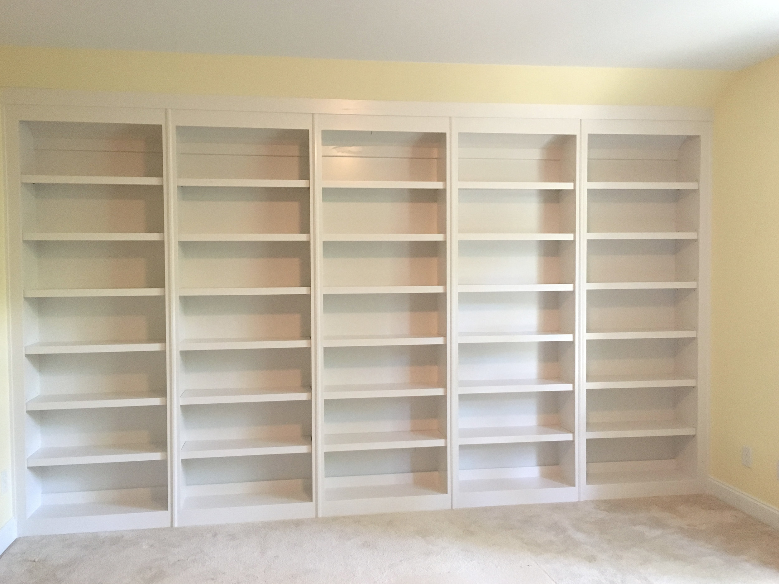 Custom Bookcases - Built-in Bookcases - Raleigh, Wake Forest ...