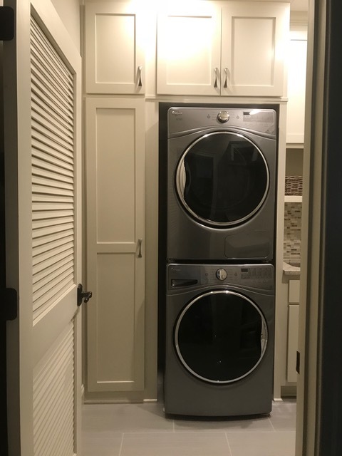Laundry Cabinets Woodmaster Custom, Stackable Washer Dryer Cabinet Enclosures