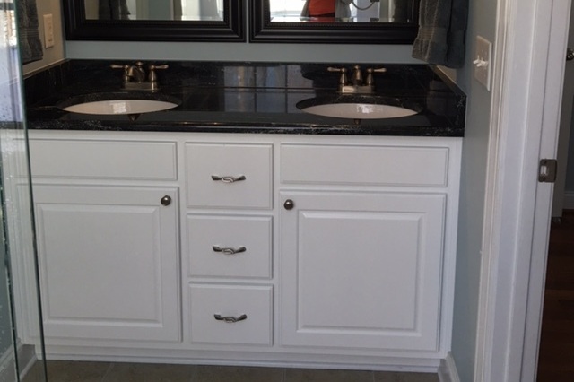 Custom Vanity with Raised Panel Door-Fronts