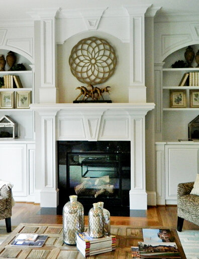 Fireplace Mantel Surround & Shelf — Woodmaster Custom Cabinets