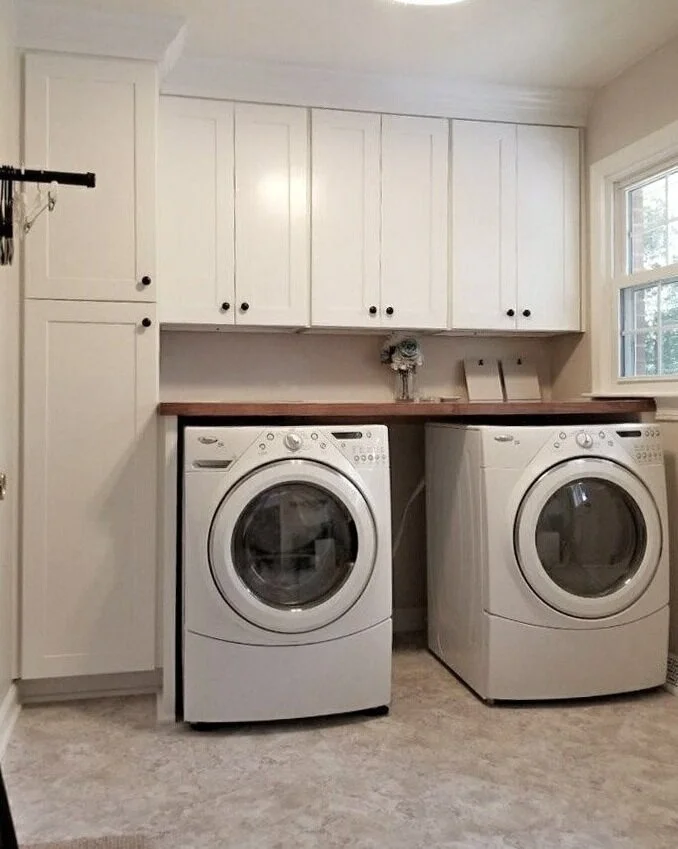 Laundry Cabinets - Woodmaster Custom Cabinets - Raleigh, Durham, Wake ...