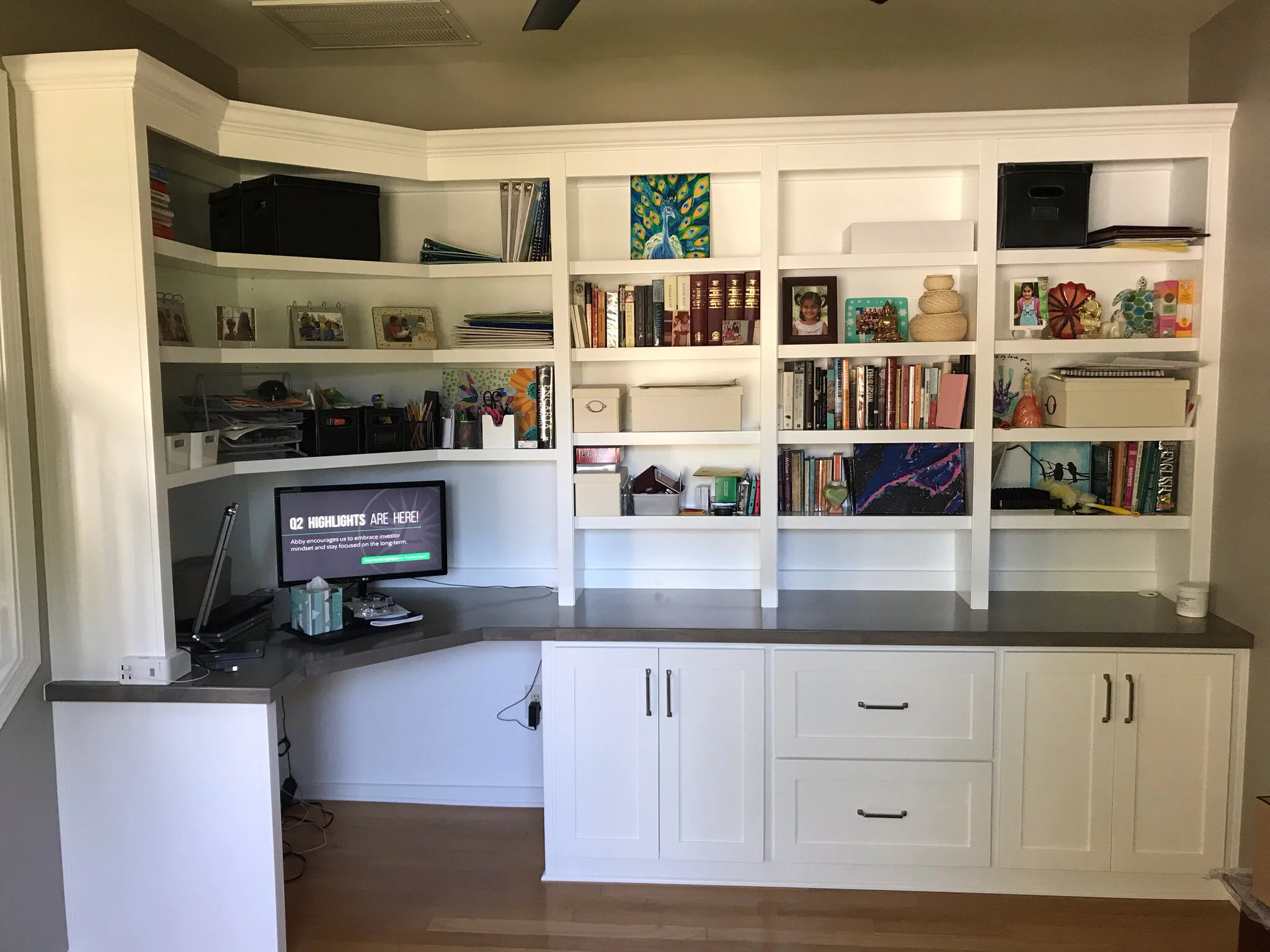 Custom Home & Office Built-In Desks — Woodmaster Custom Cabinets