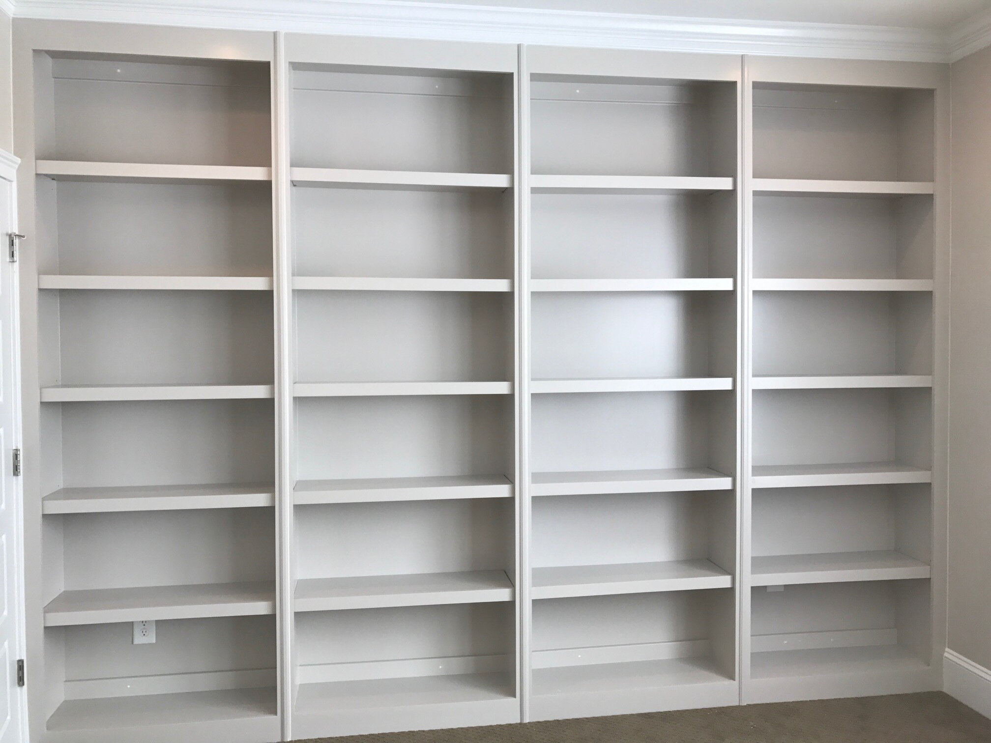 Custom Built-In Bookcases — Woodmaster Custom Cabinets