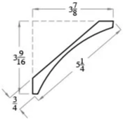 EC 80 Cove Crown Dimensions