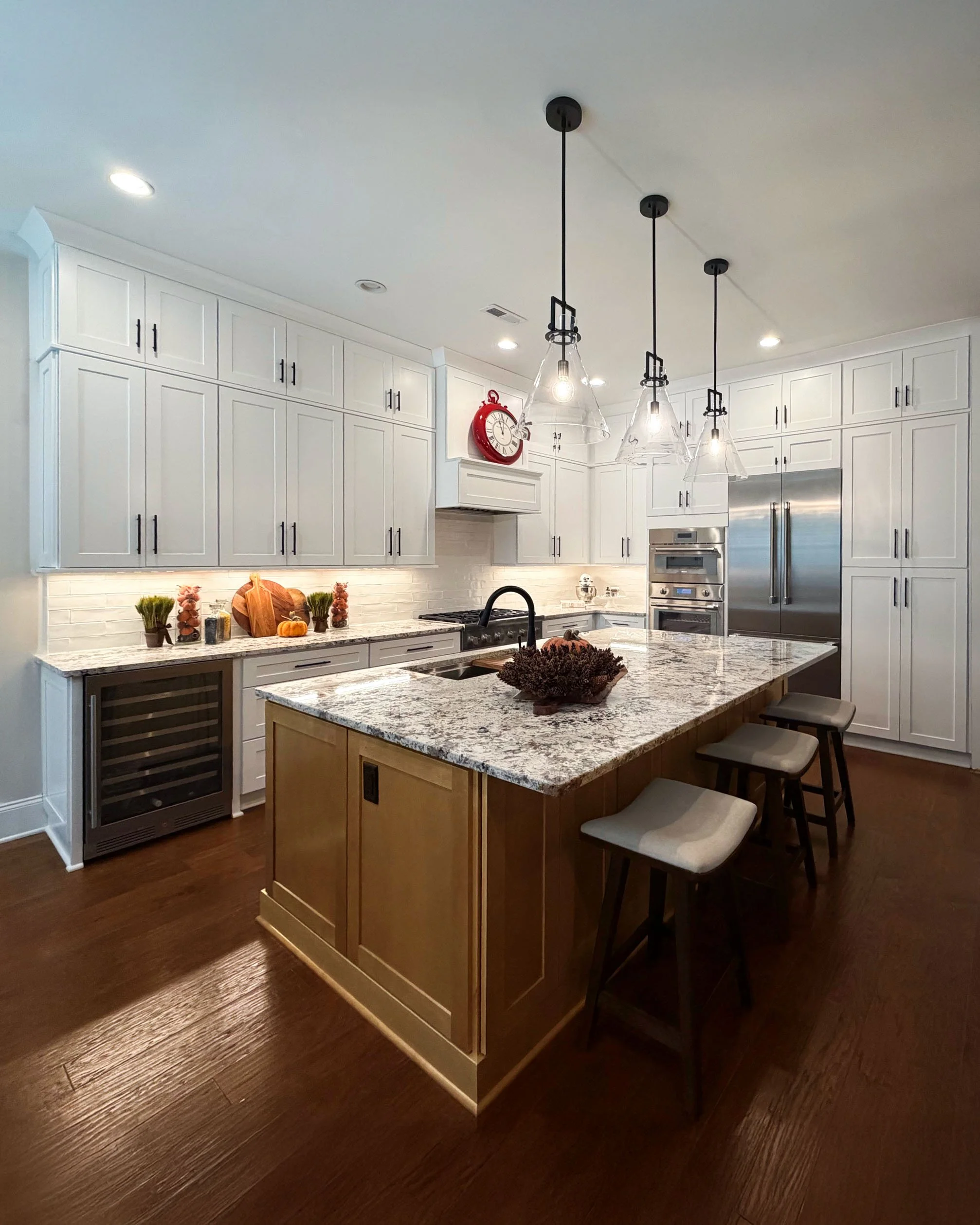 Solid Double Stack Kitchen Cabinets